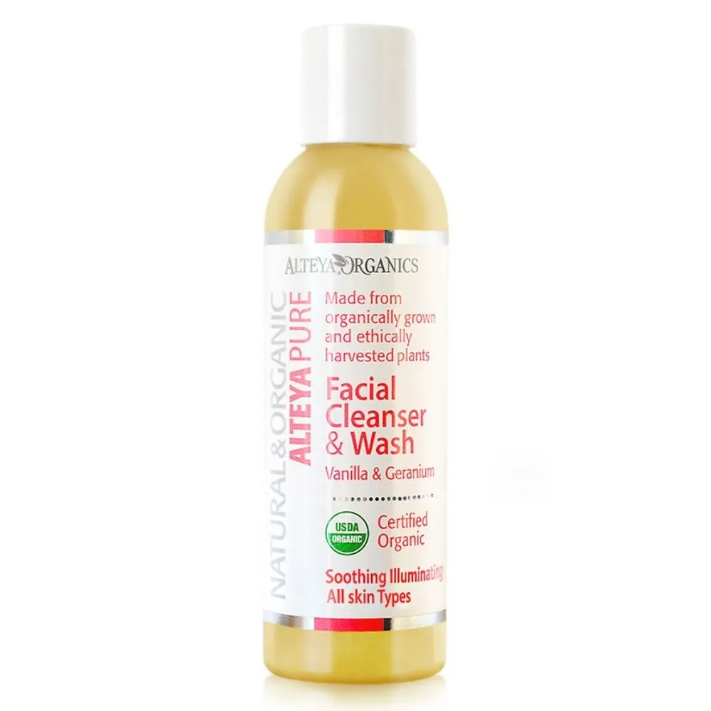 Facial Cleanser & Wash Vanilla & Geranium, 150 ml 