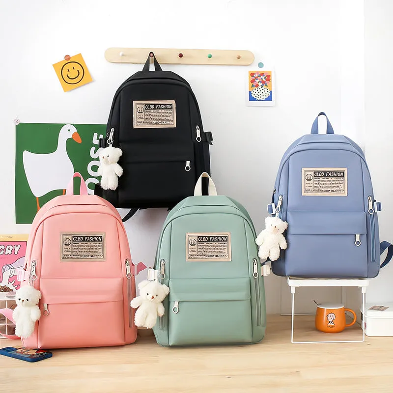 Fashion backpack for junior and senior high school students 