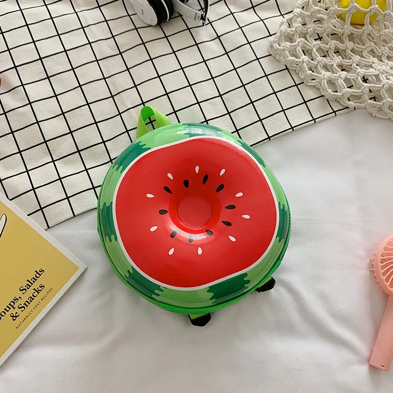 Fashionable eggshell fruit bag kindergarten backpack