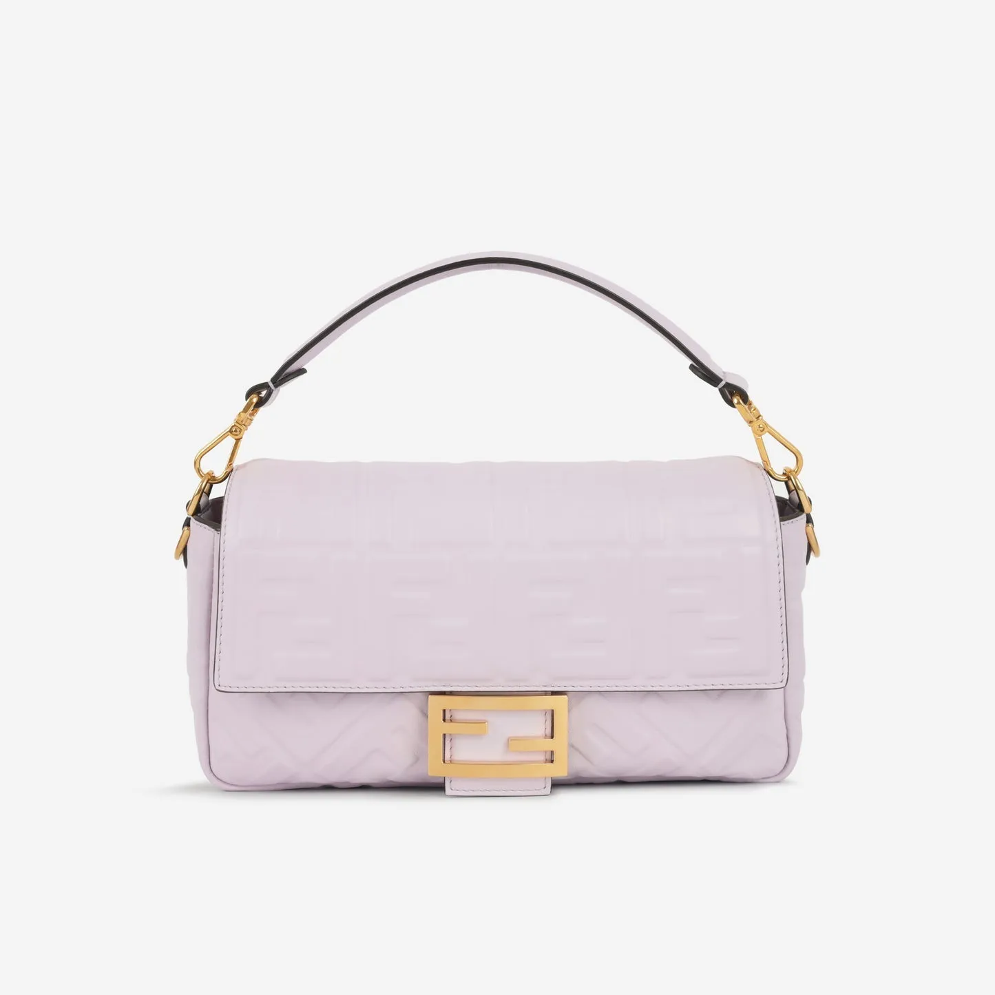 Fendi - Medium Baguette - Lilac Zucca Nappa GHW - Pre-Loved handbags bulk sale