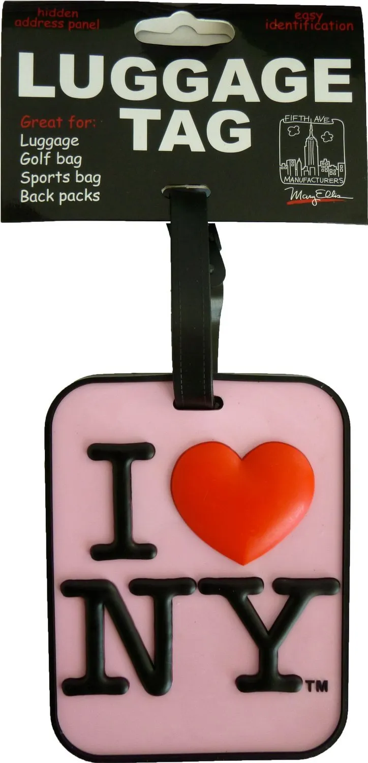 Fifth Avenue Manufacturers Large Heavy Duty Vulcanized Rubber Name Tag