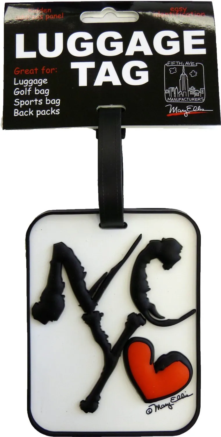 Fifth Avenue Manufacturers Large Heavy Duty Vulcanized Rubber Name Tag