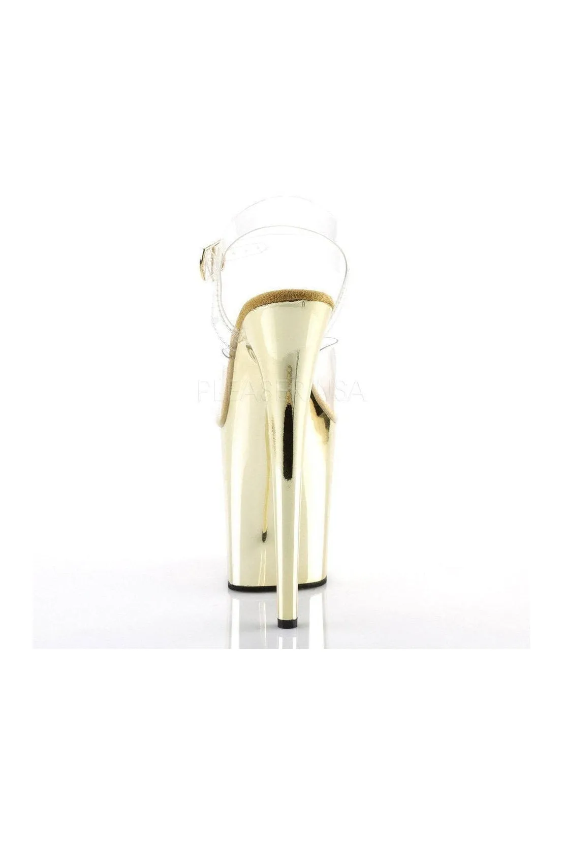 FLAMINGO-808 Platform Sandal  | Clear Vinyl