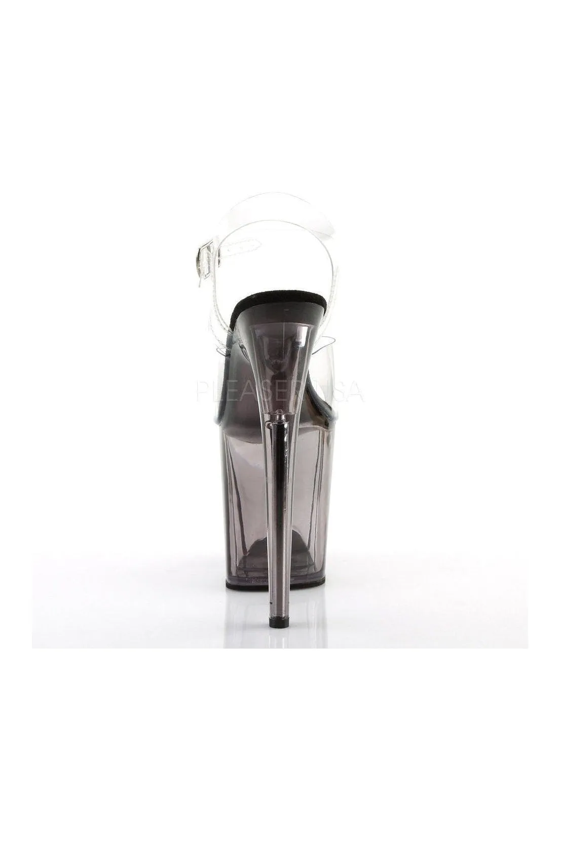 FLAMINGO-808T Platform Sandal  | Clear Vinyl