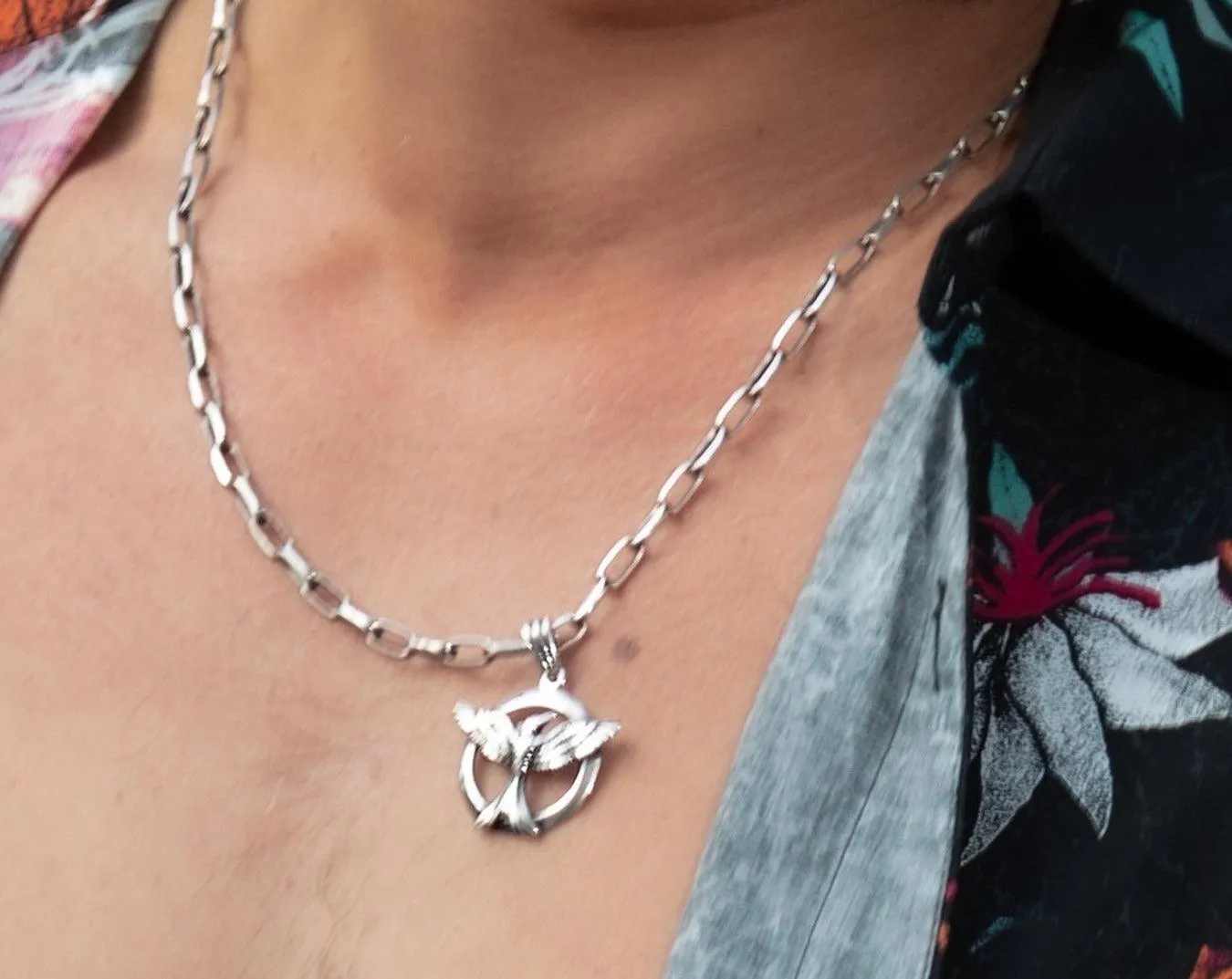 Freedom Men's Pendant ~ Sterling Silver 925 ~