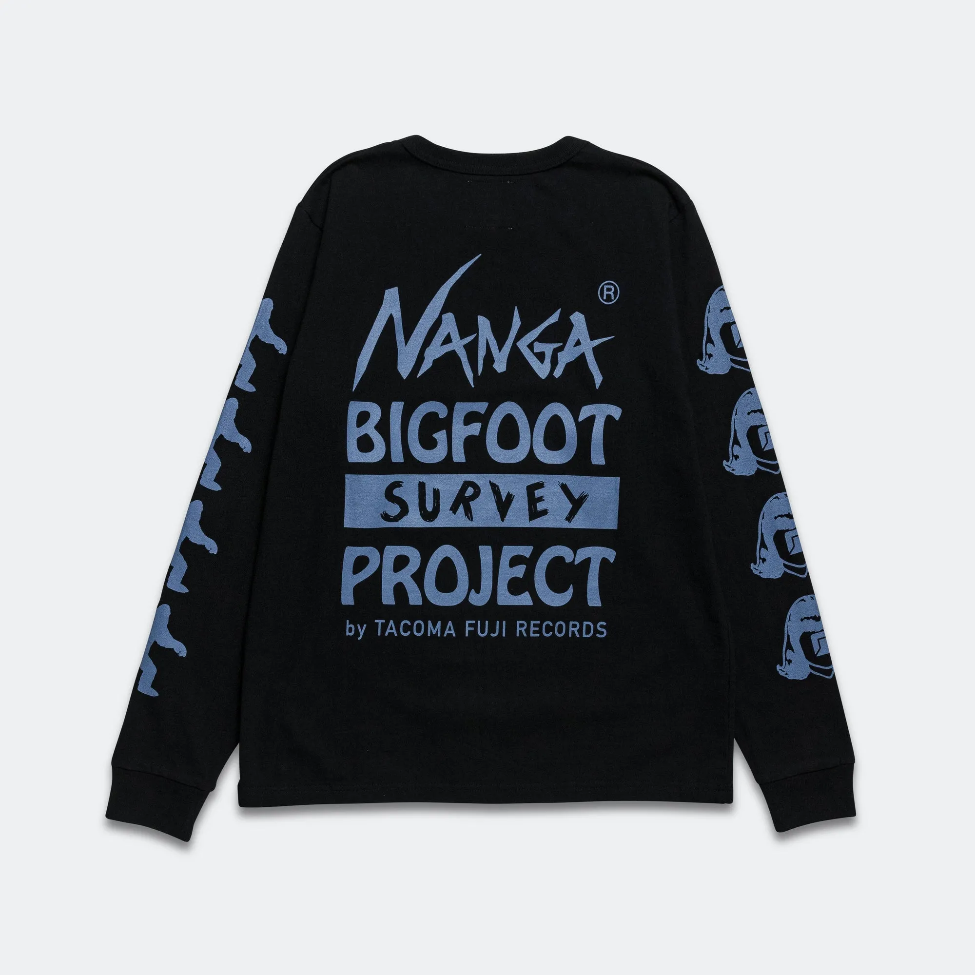 Fuji Records Bigfoot Logo LS Tee x Tacoma - Black