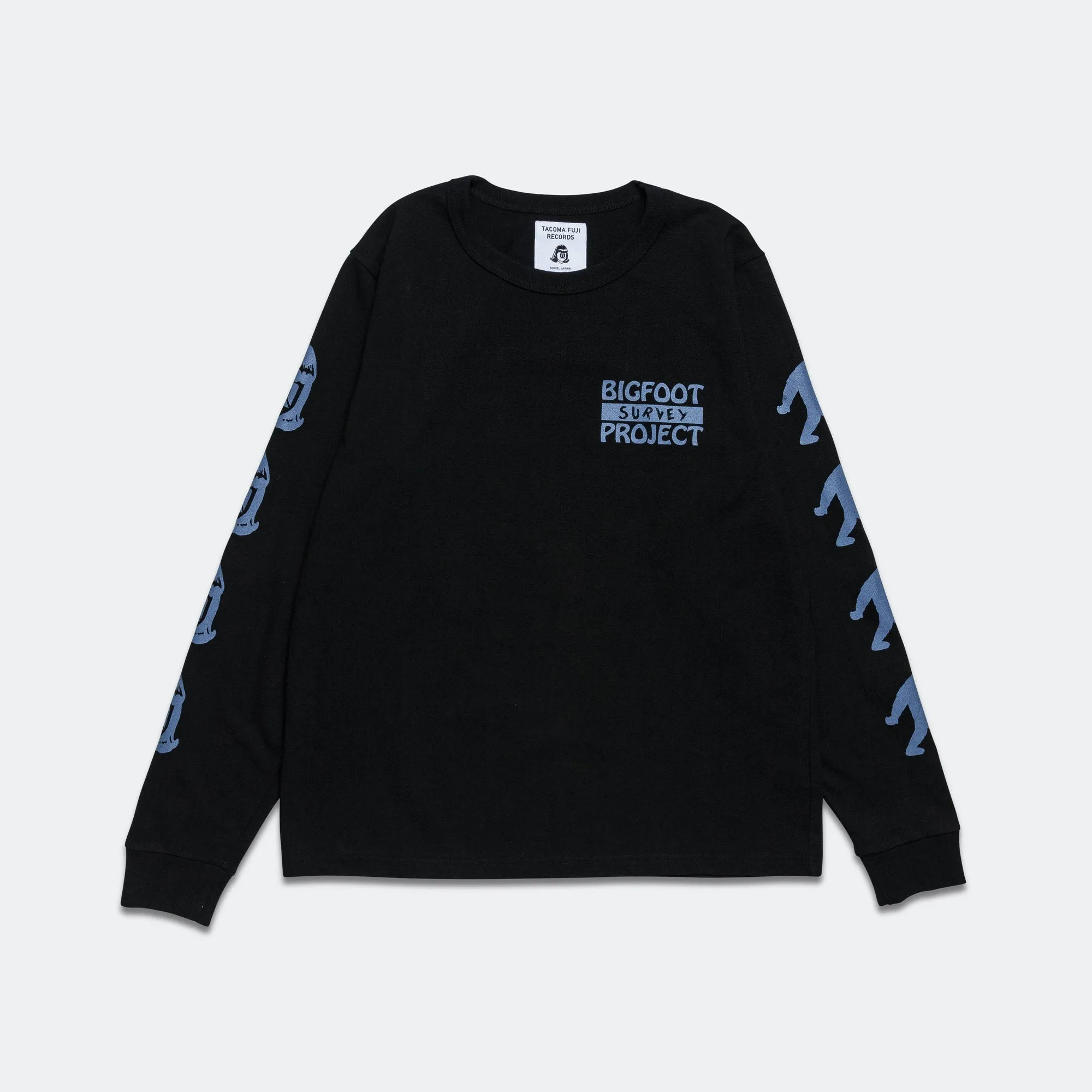 Fuji Records Bigfoot Logo LS Tee x Tacoma - Black