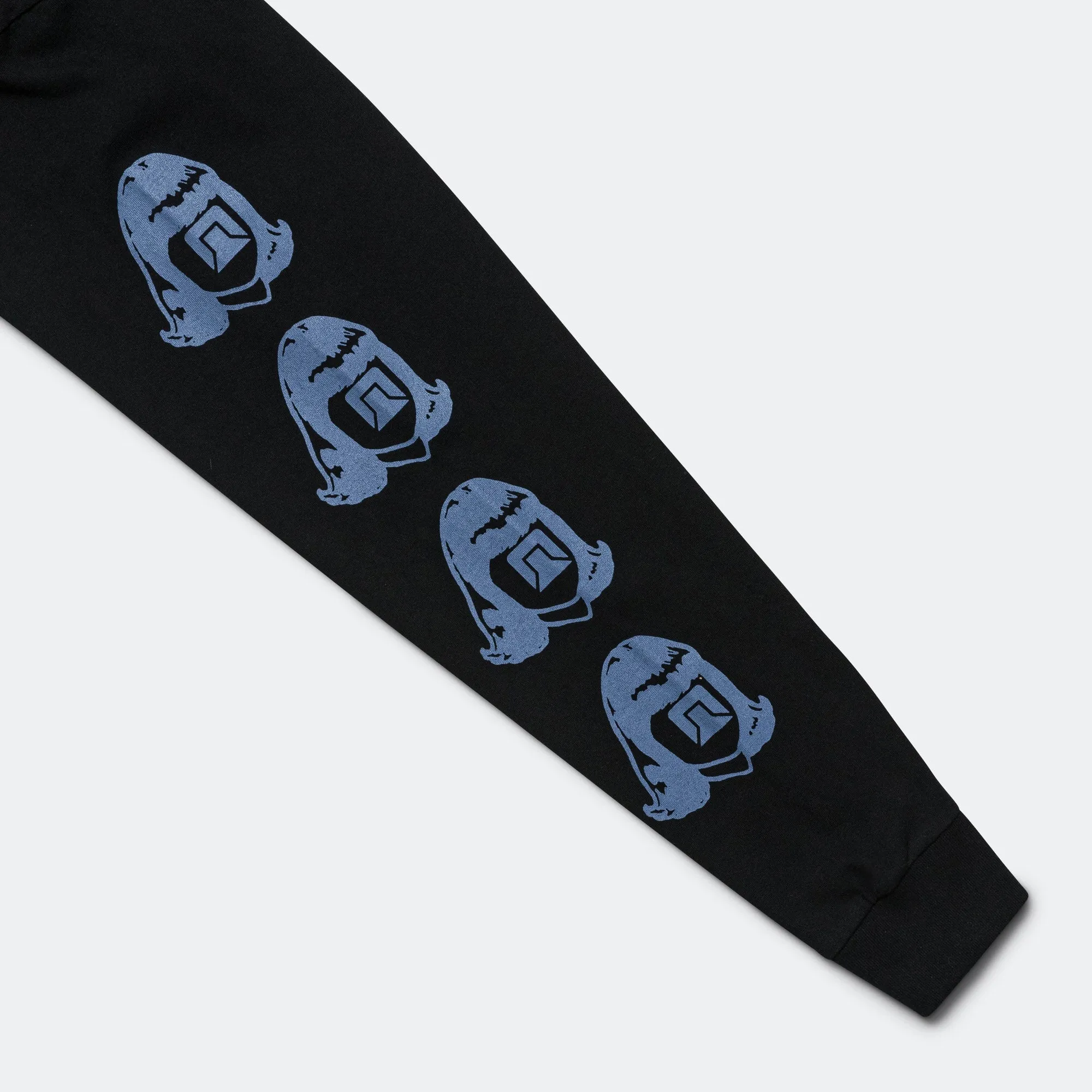 Fuji Records Bigfoot Logo LS Tee x Tacoma - Black