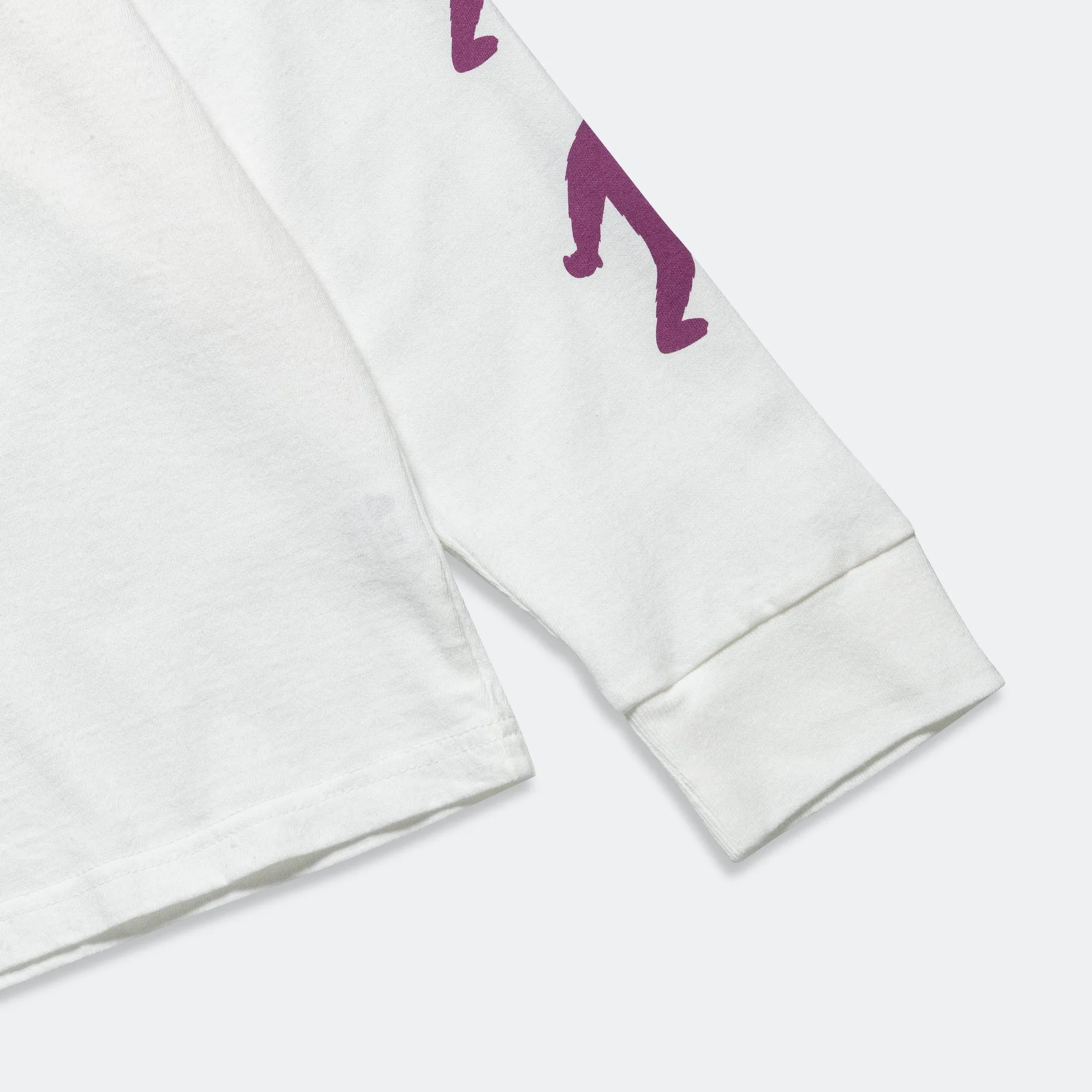 Fuji Records Bigfoot Logo LS Tee x Tacoma - White