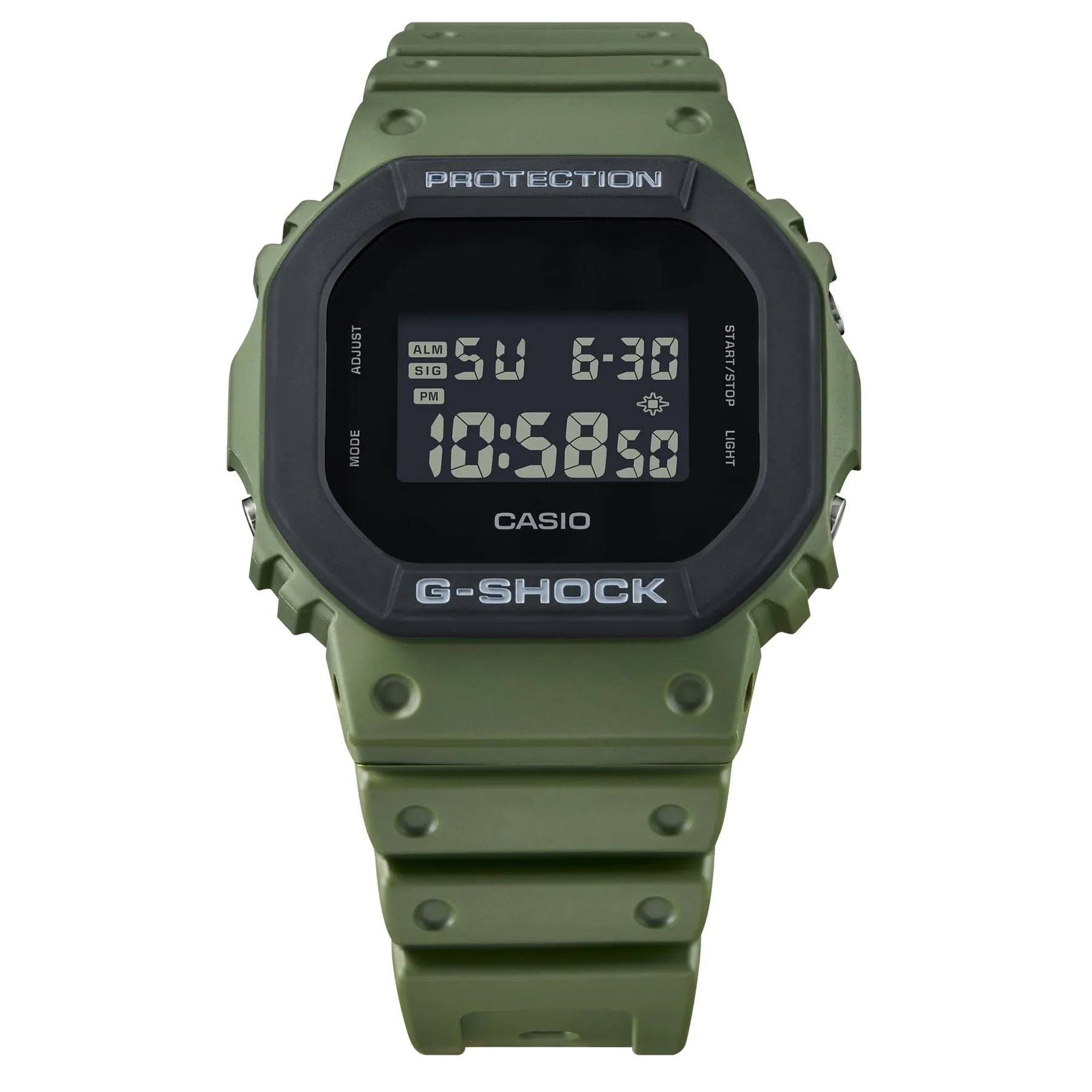 G-Shock Square Camo Green Watch DW5610UU-3D