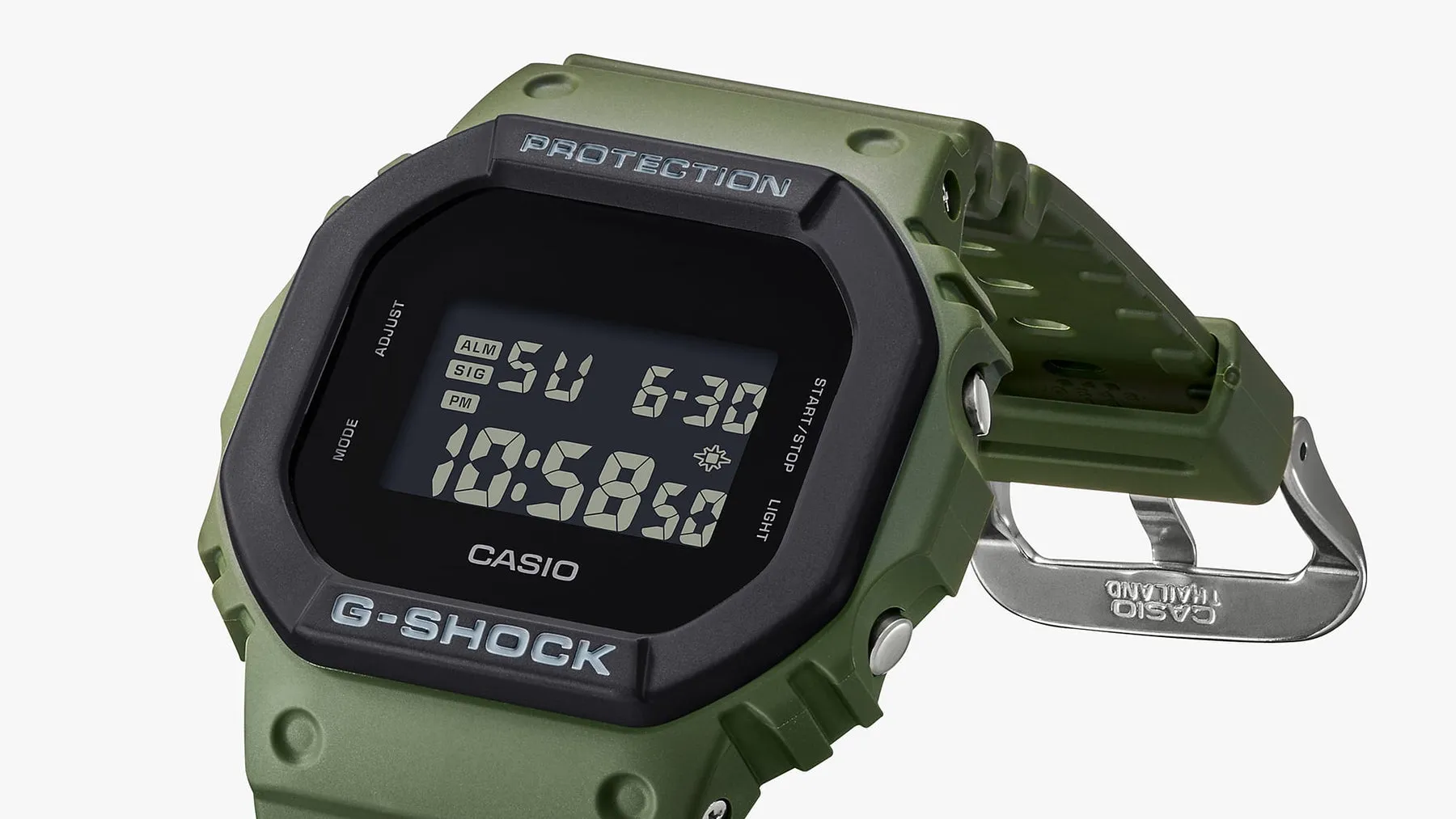 G-Shock Square Camo Green Watch DW5610UU-3D