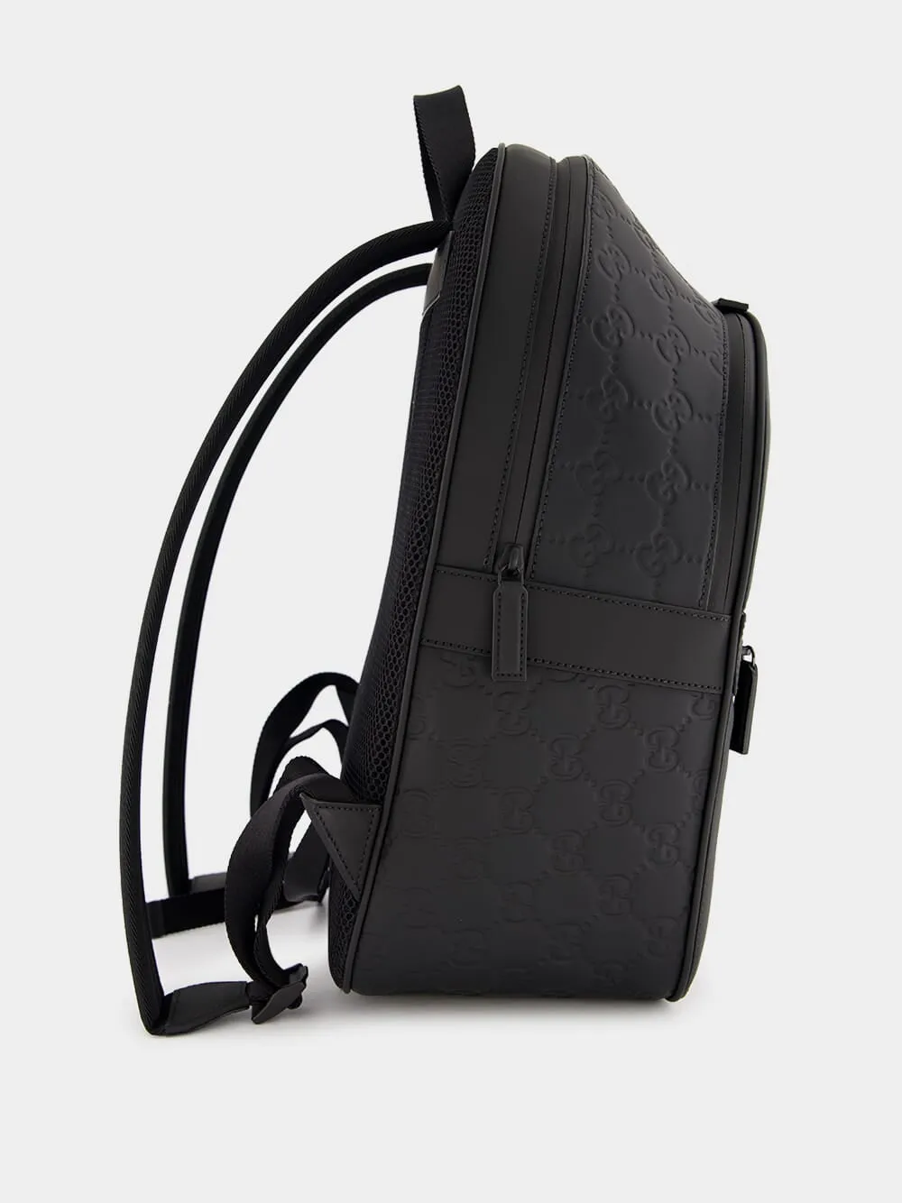 GG Rubber-Effect Leather Backpack