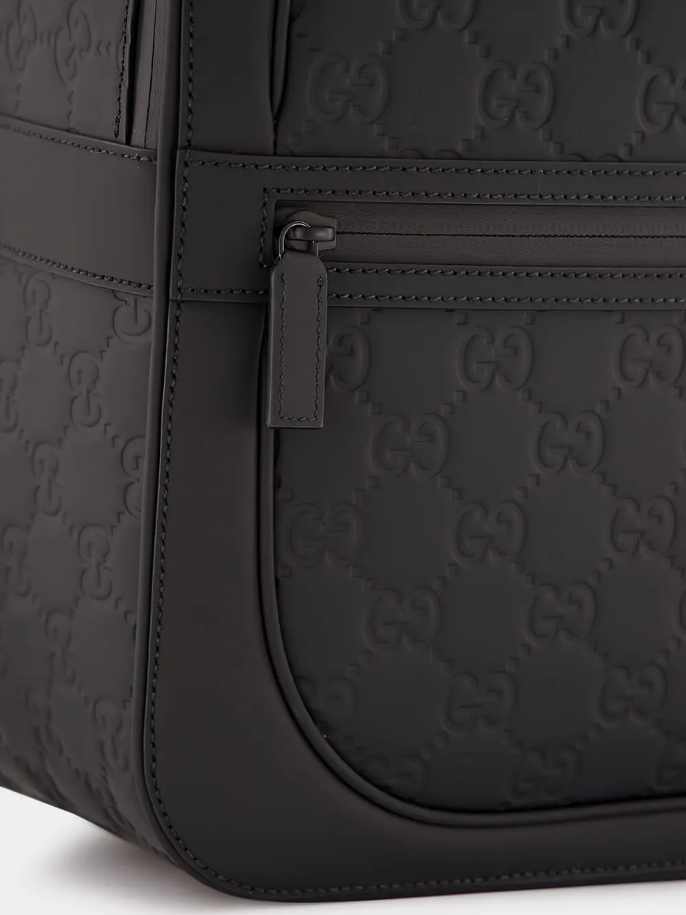GG Rubber-Effect Leather Backpack