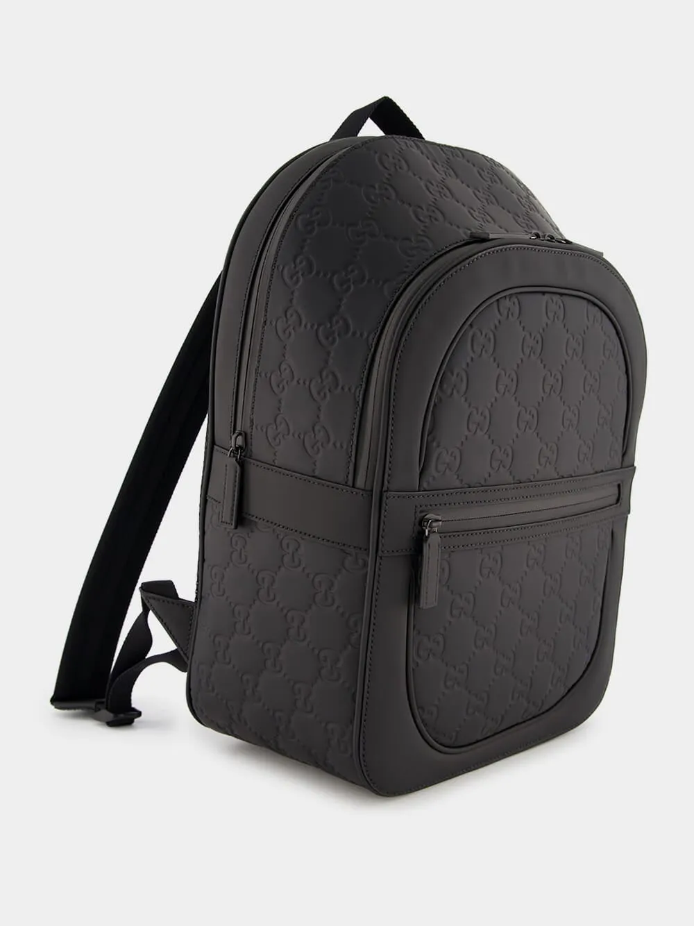GG Rubber-Effect Leather Backpack