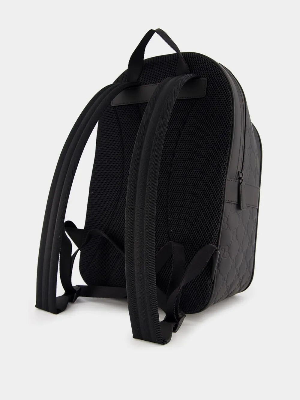 GG Rubber-Effect Leather Backpack