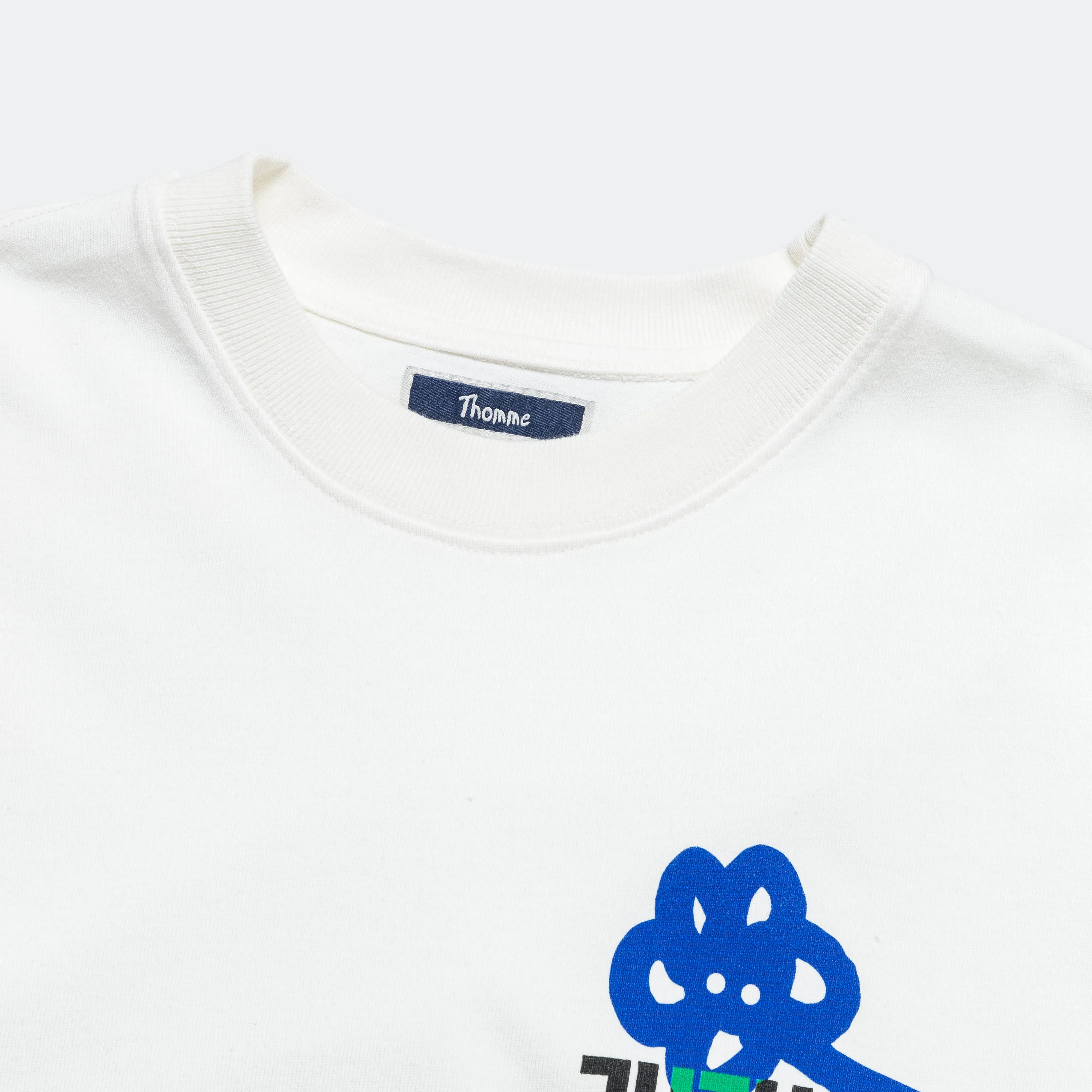 Ghosty Tee x UP THERE - White