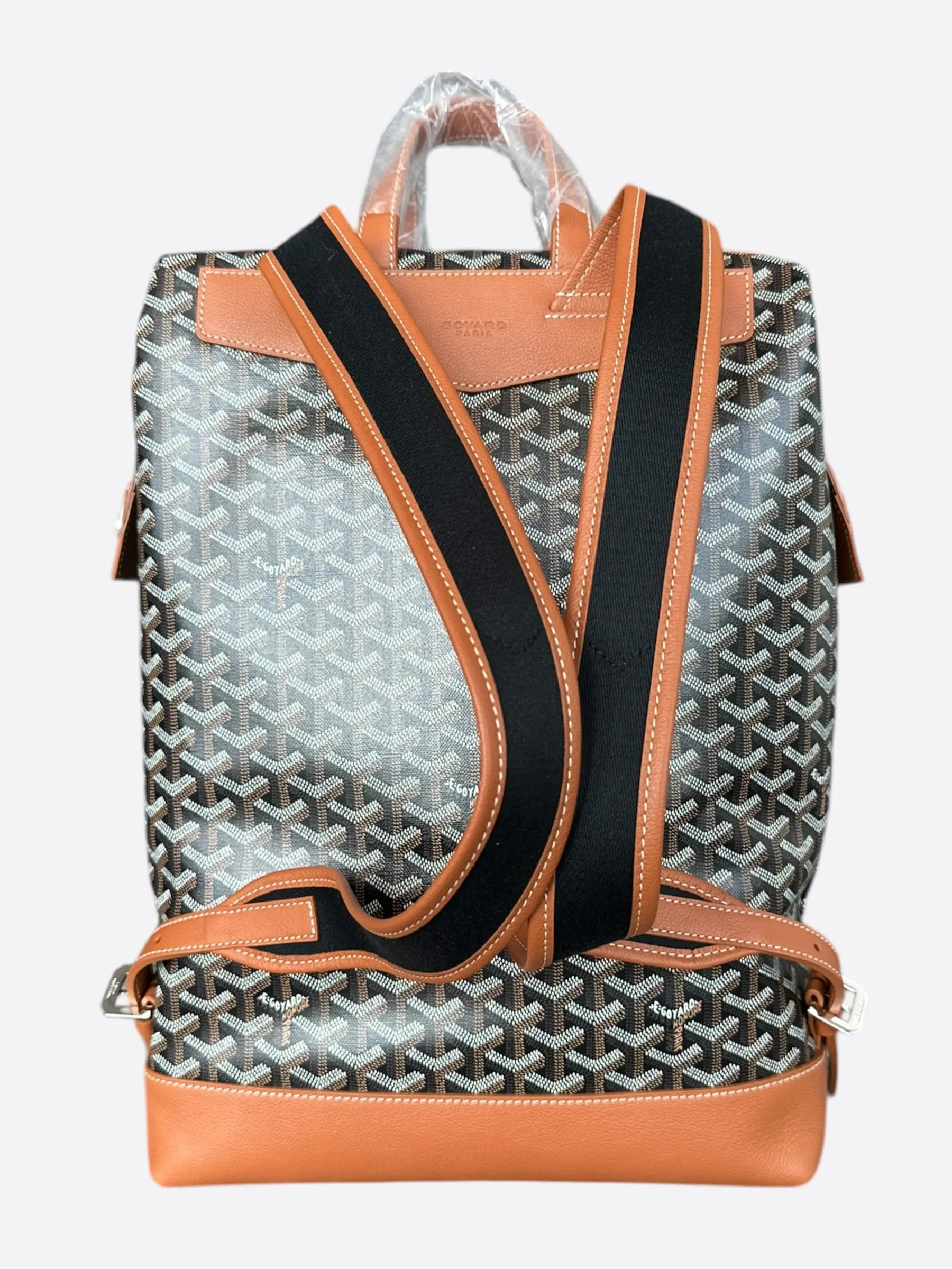Goyard Black & Brown Cisalpin Backpack