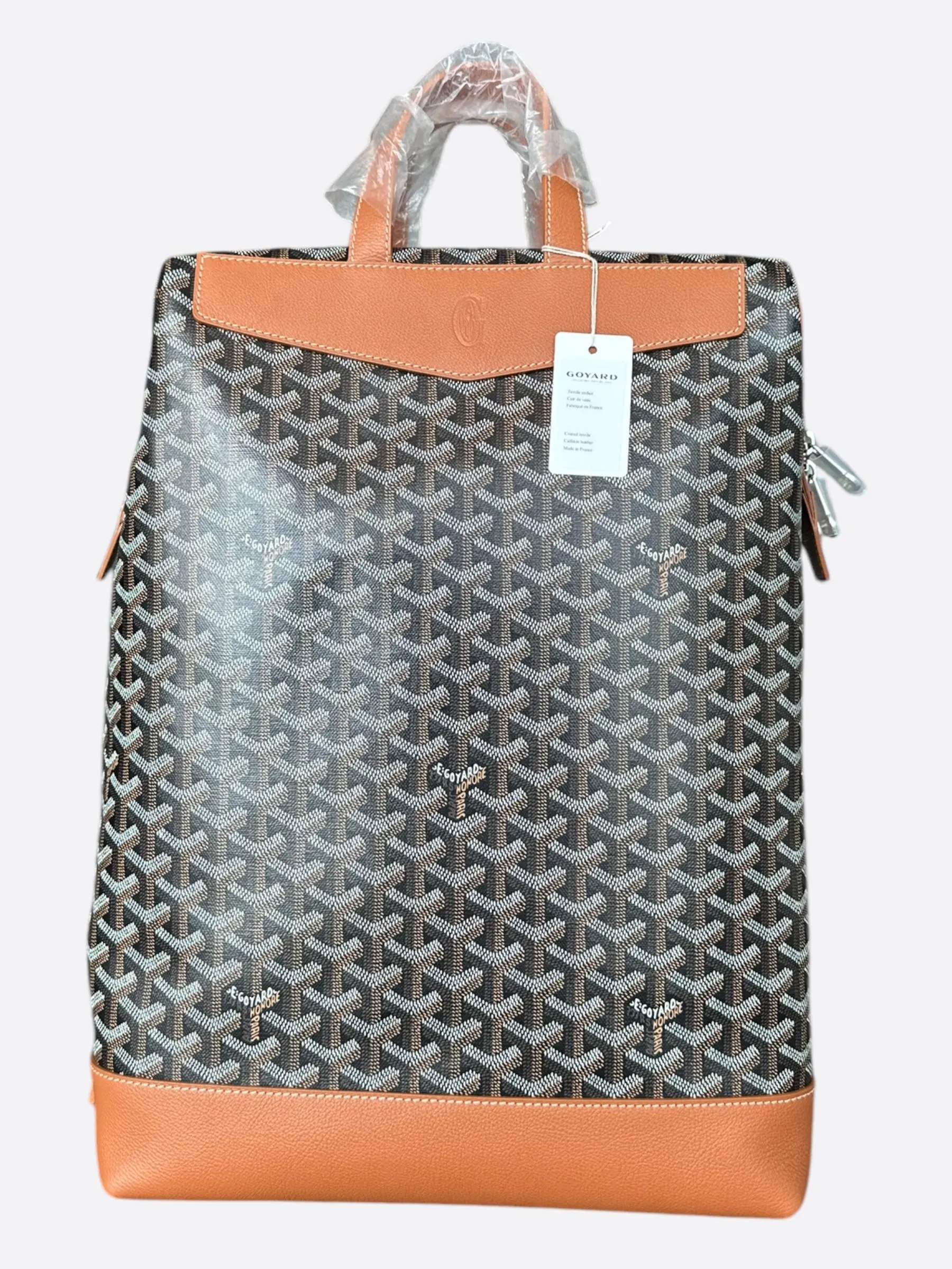 Goyard Black & Brown Cisalpin Backpack