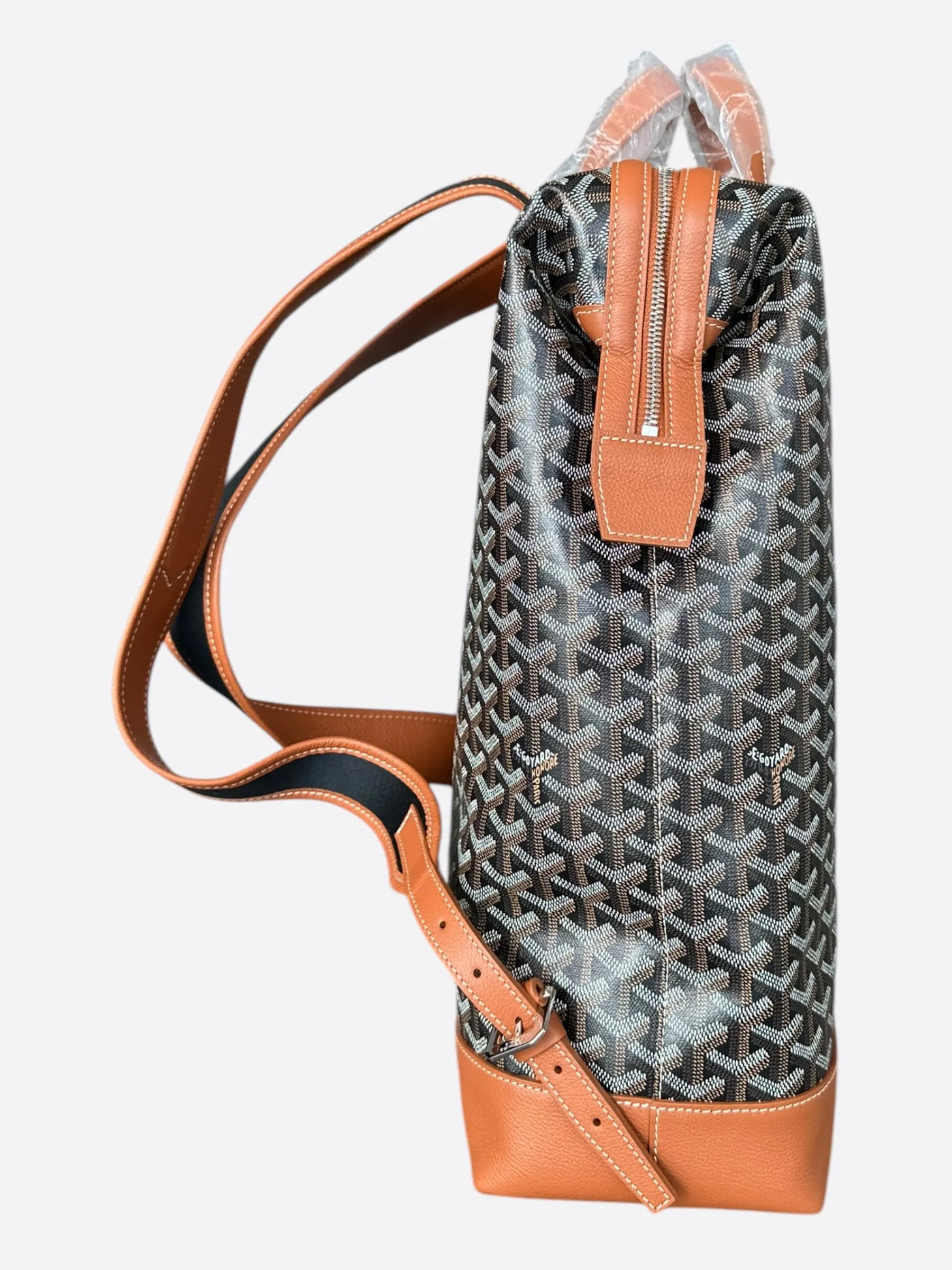 Goyard Black & Brown Cisalpin Backpack