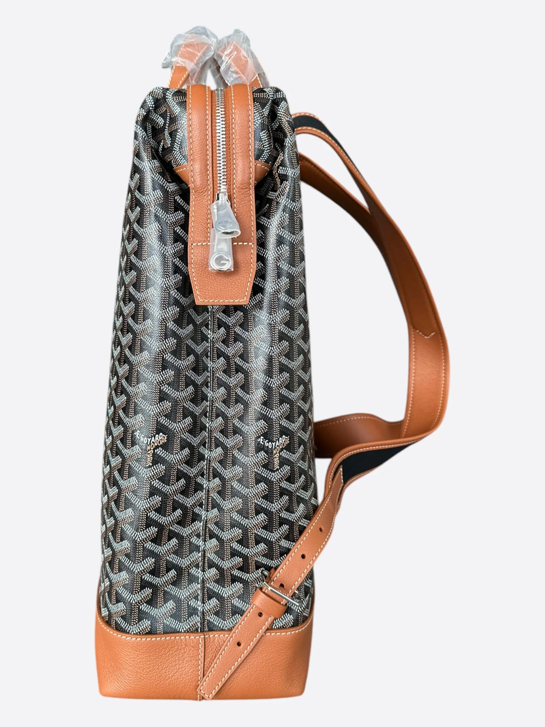 Goyard Black & Brown Cisalpin Backpack