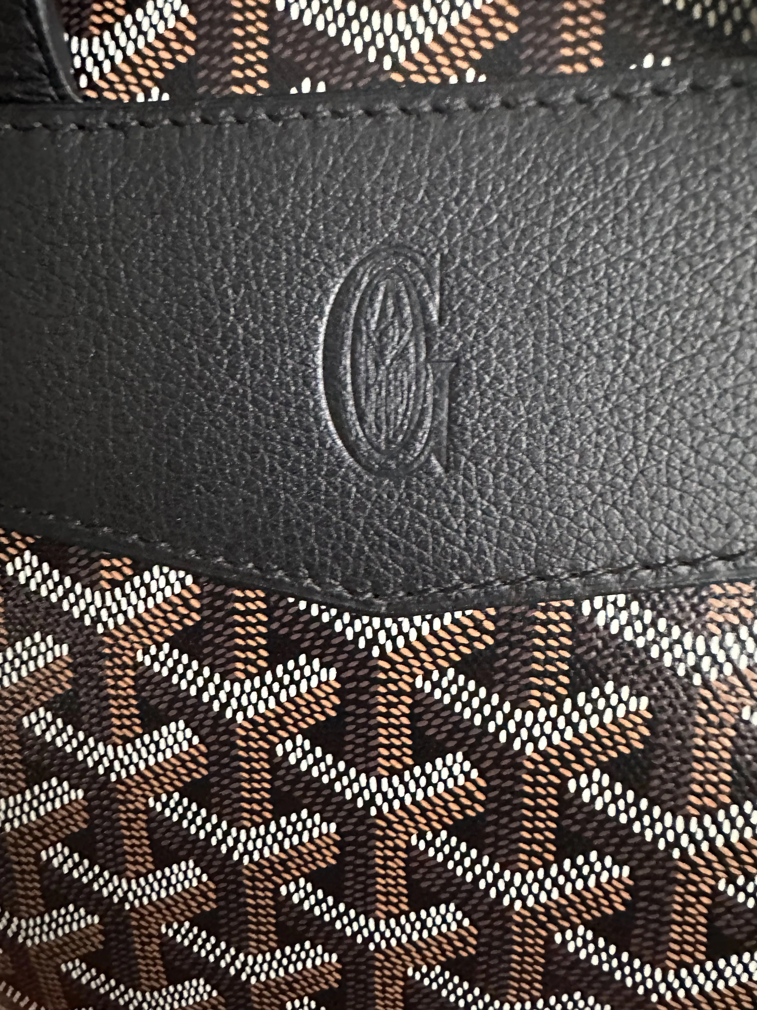 Goyard Black Cisalpin Backpack