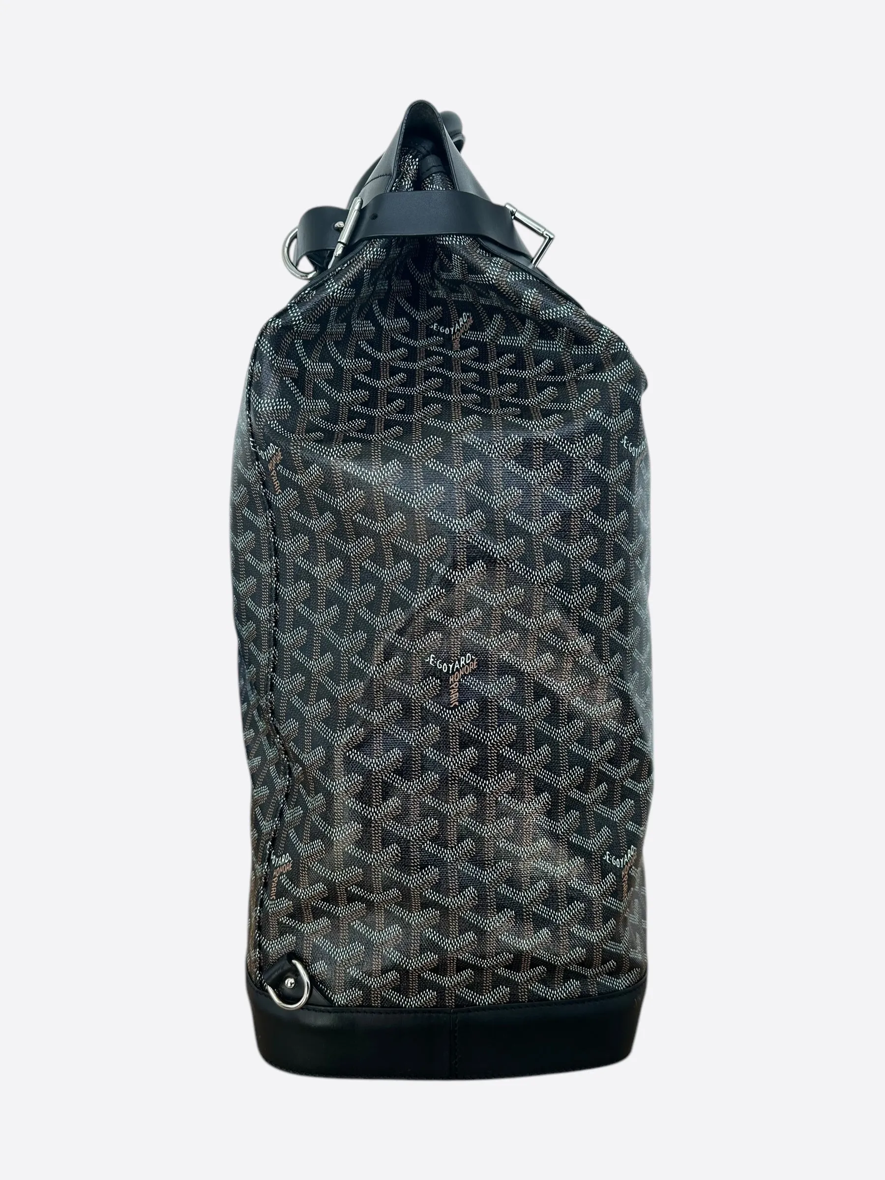 Goyard Black Steamer Backpack