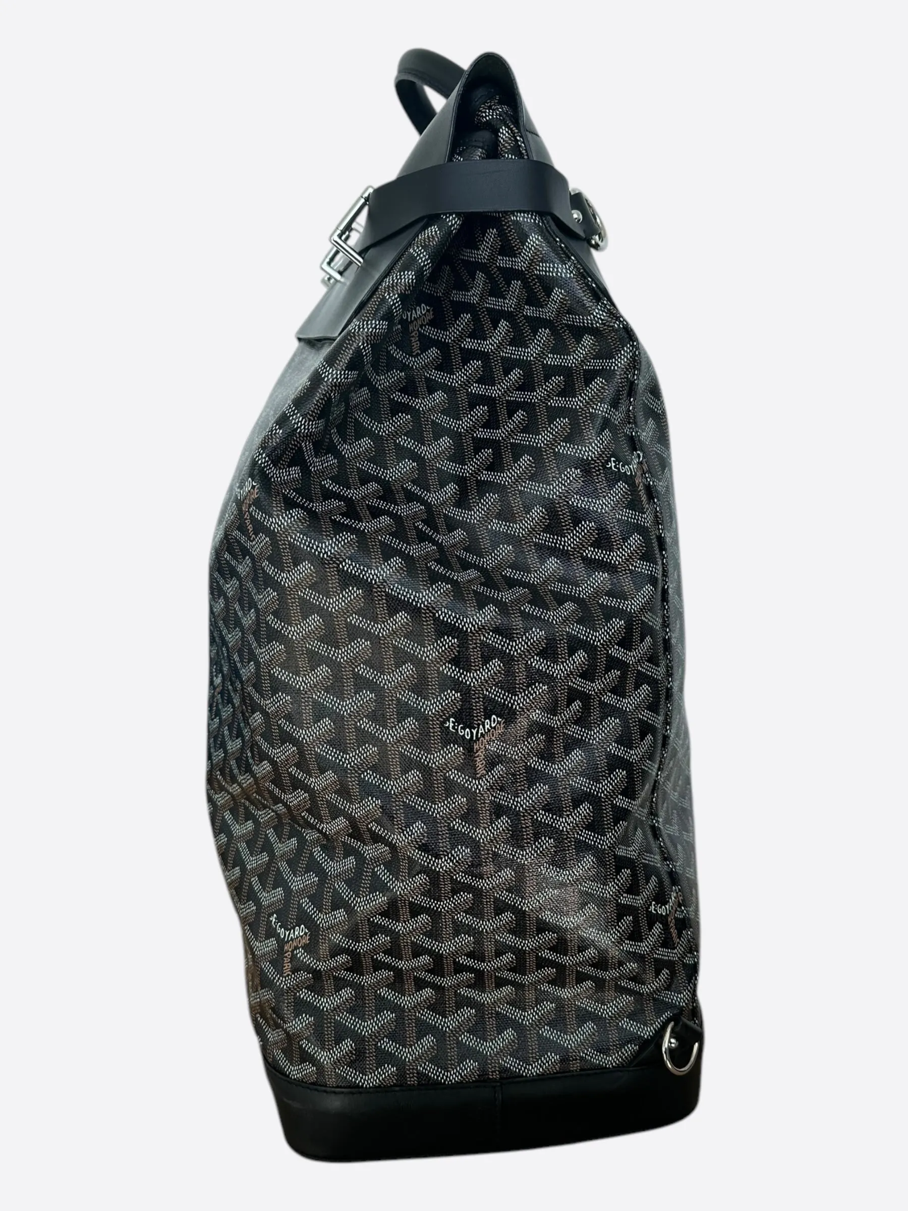 Goyard Black Steamer Backpack