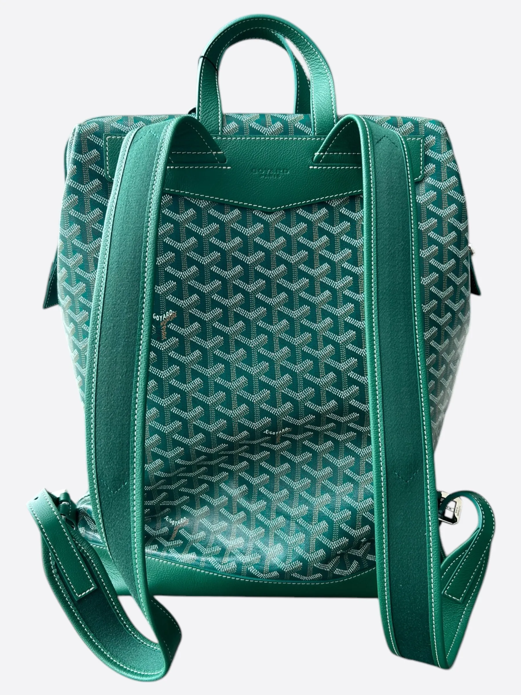Goyard Green Cisalpin Backpack