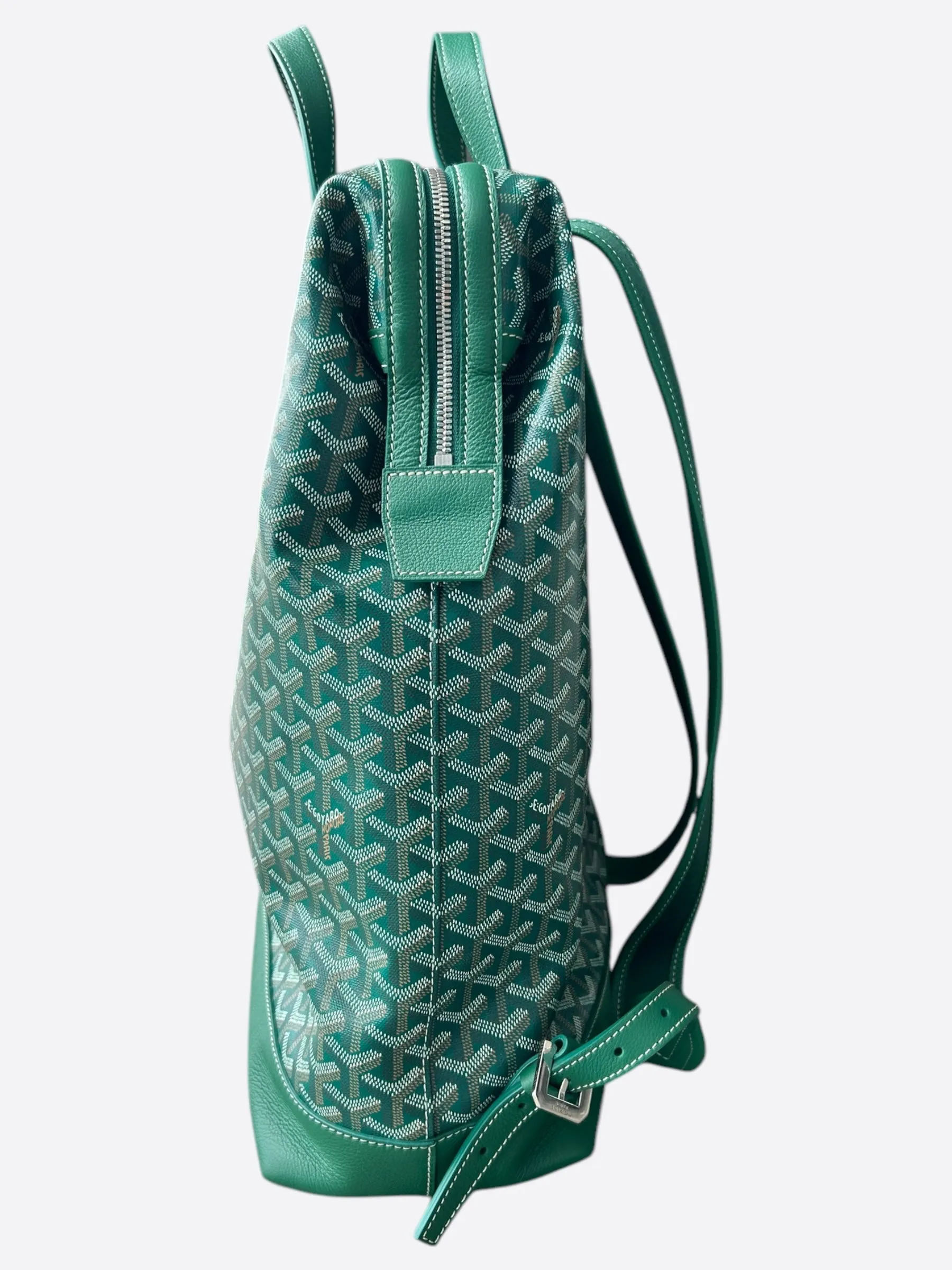 Goyard Green Cisalpin Backpack