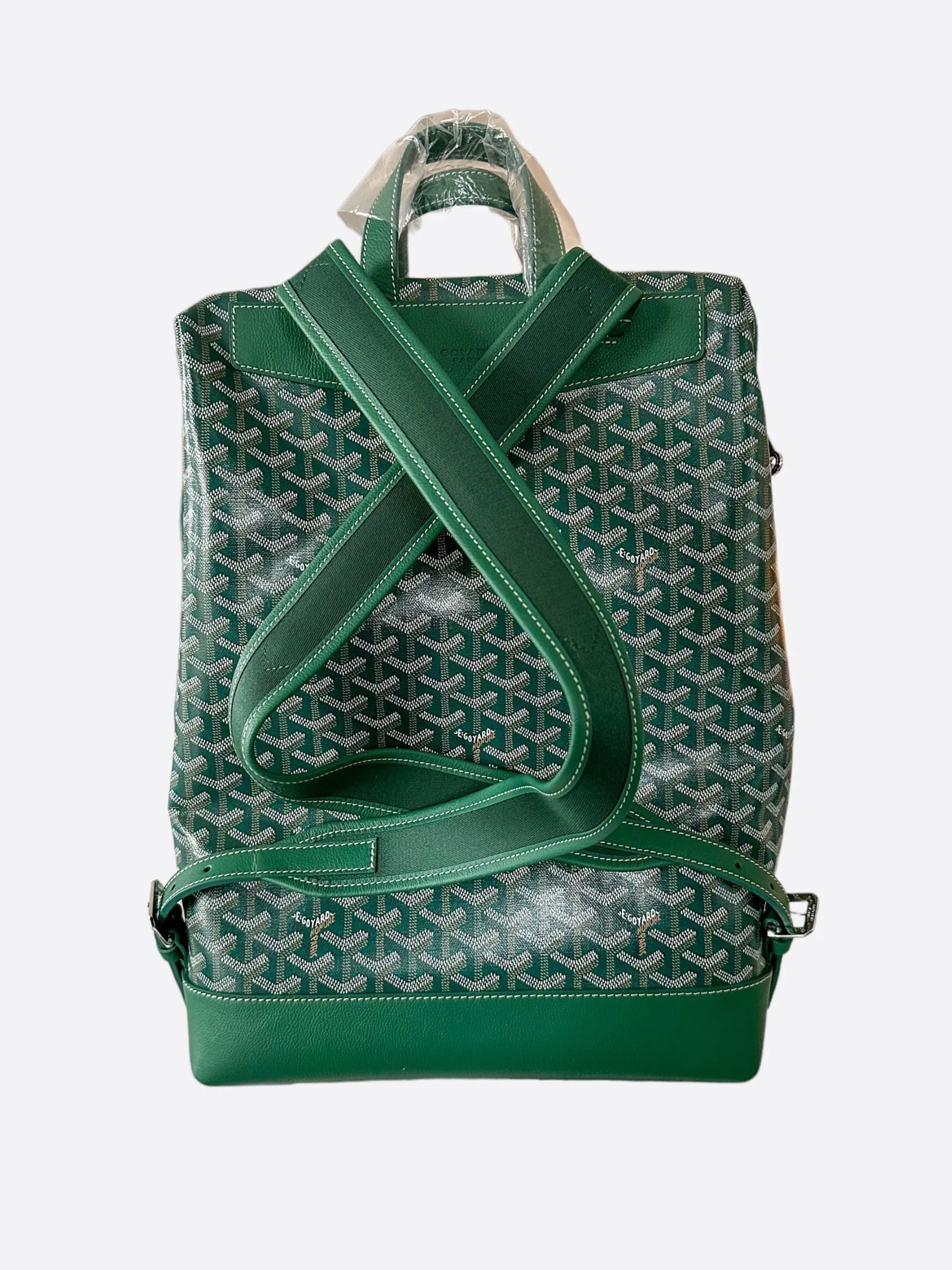 Goyard Green Cisalpin Backpack