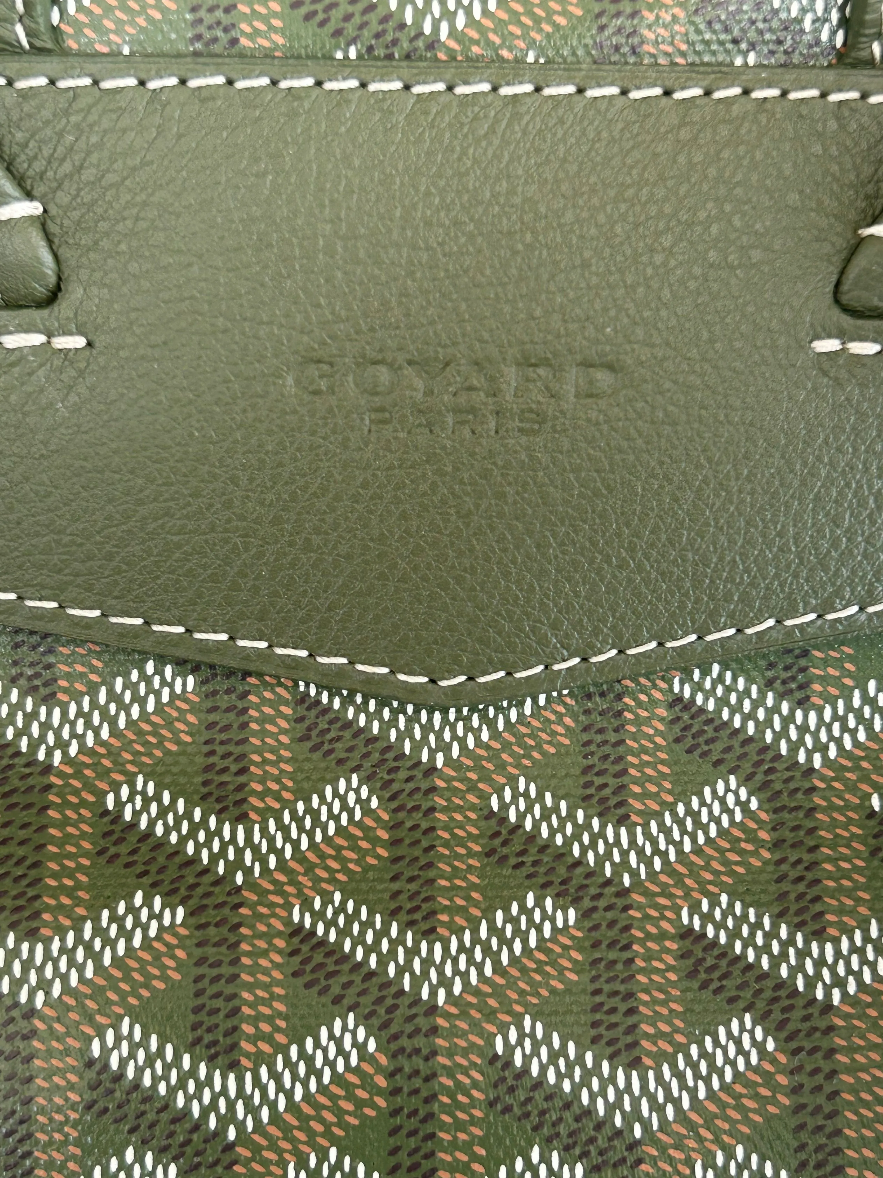 Goyard Khaki Cisalpin Backpack