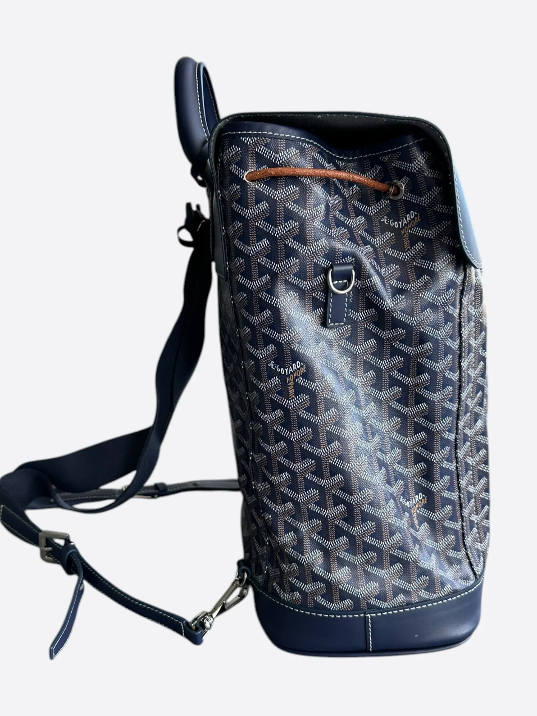 Goyard Navy Alpin Backpack
