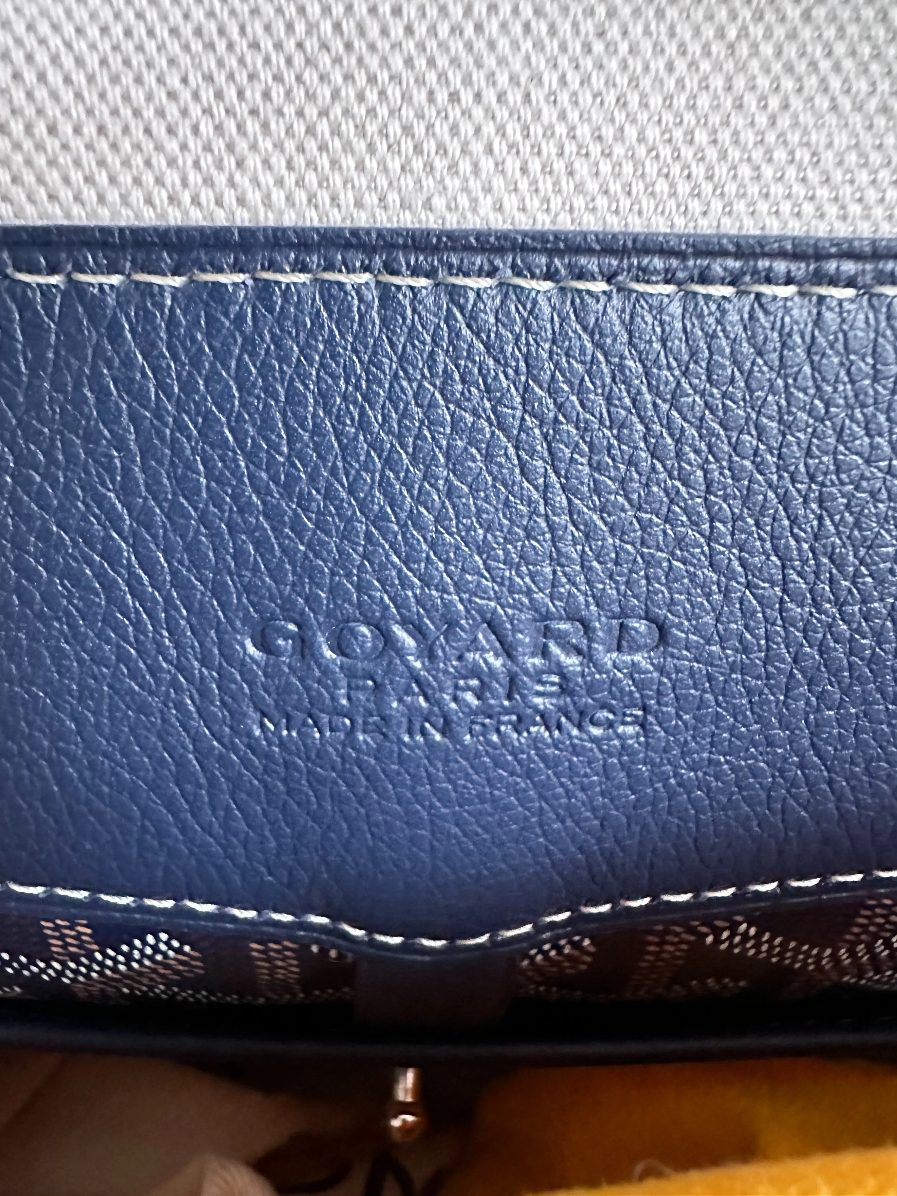 Goyard Navy Blue Cisalpin Backpack