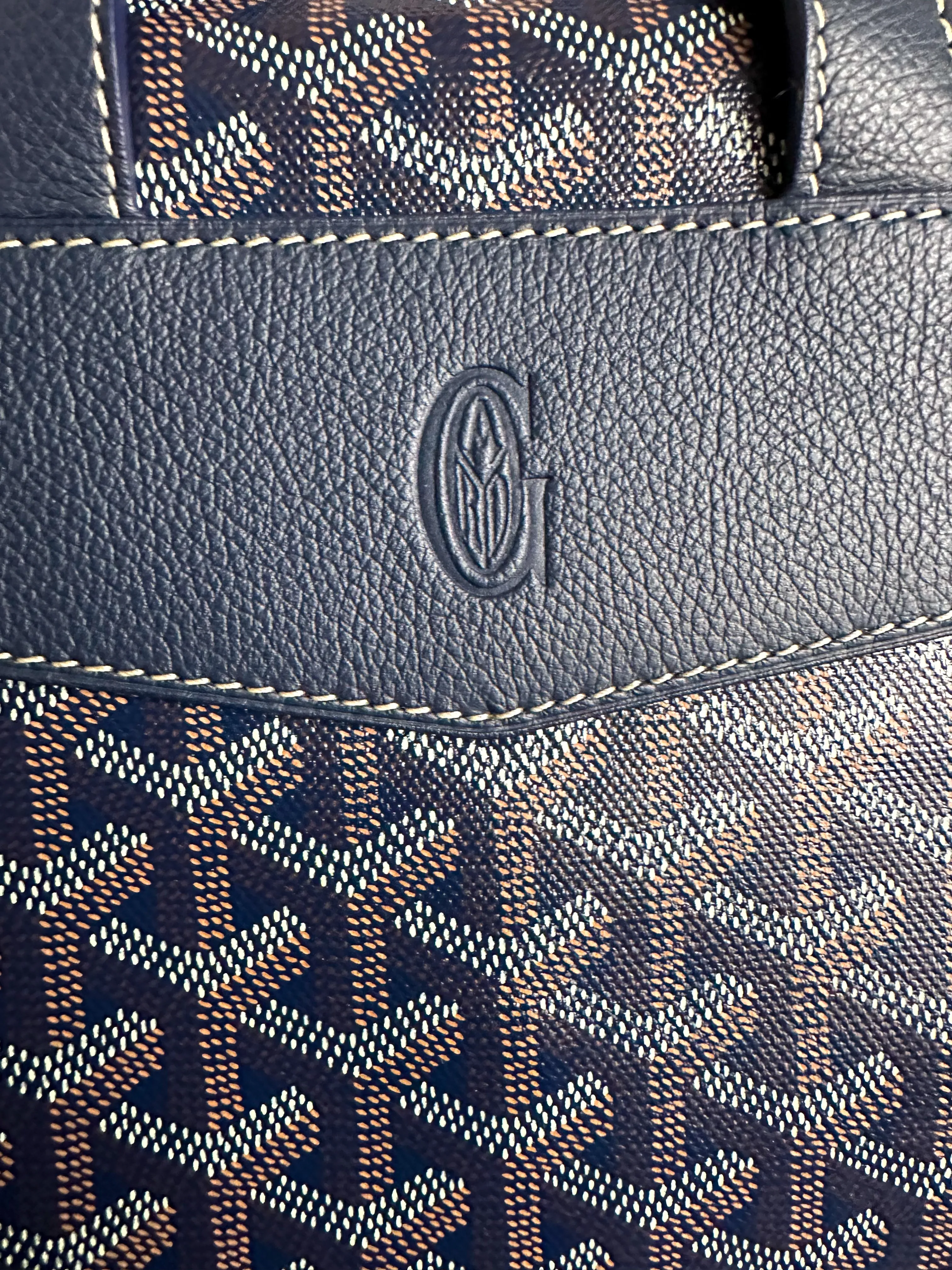 Goyard Navy Blue Cisalpin Backpack