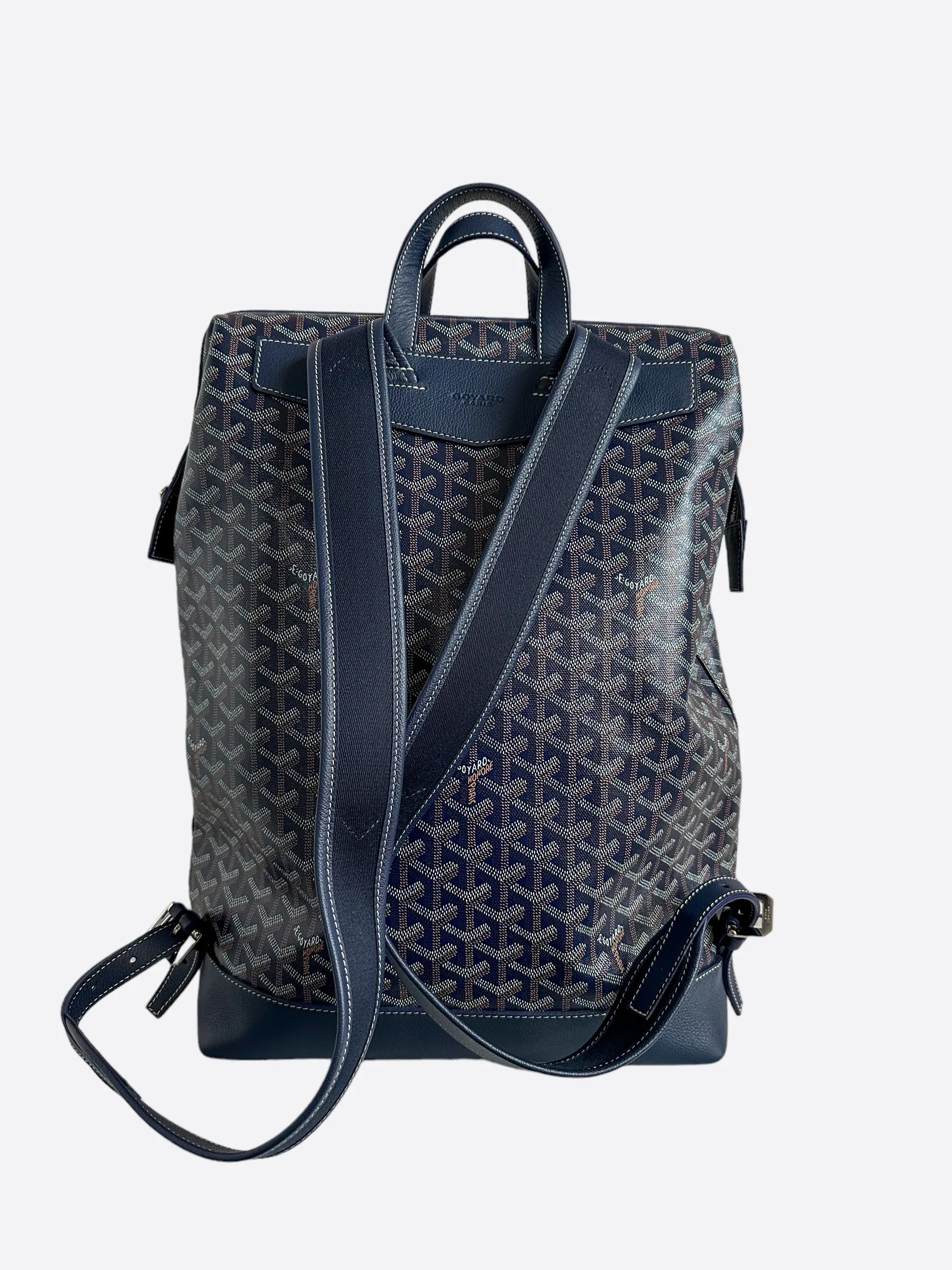 Goyard Navy Blue Cisalpin Backpack