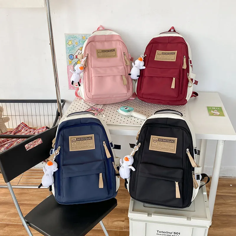 Graffiti college student backpack wholesale 