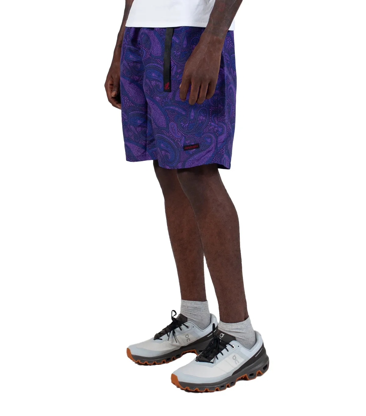 Gramicci Shell Packable Shorts Paisley Purple