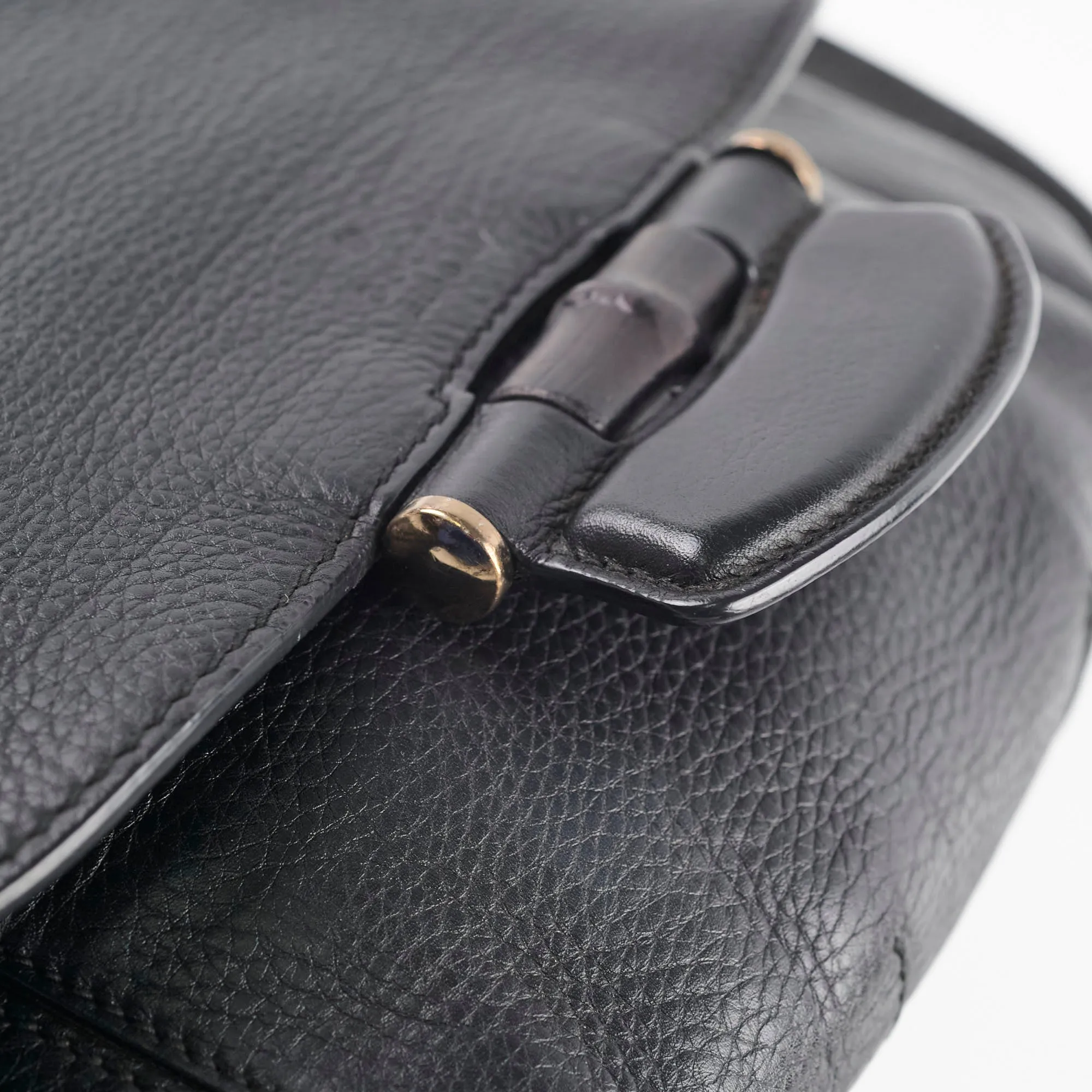 Gucci Bamboo Messenger Black