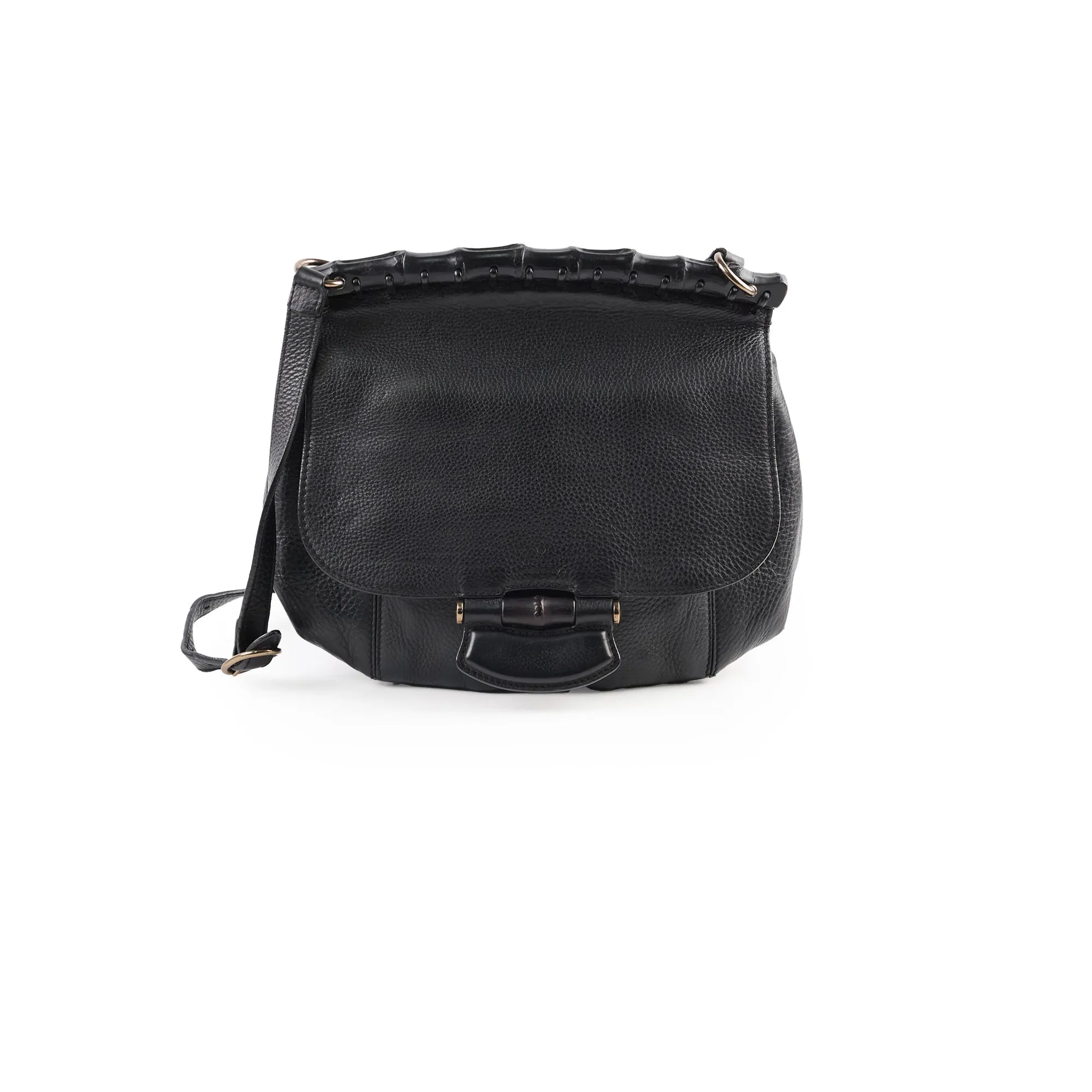 Gucci Bamboo Messenger Black