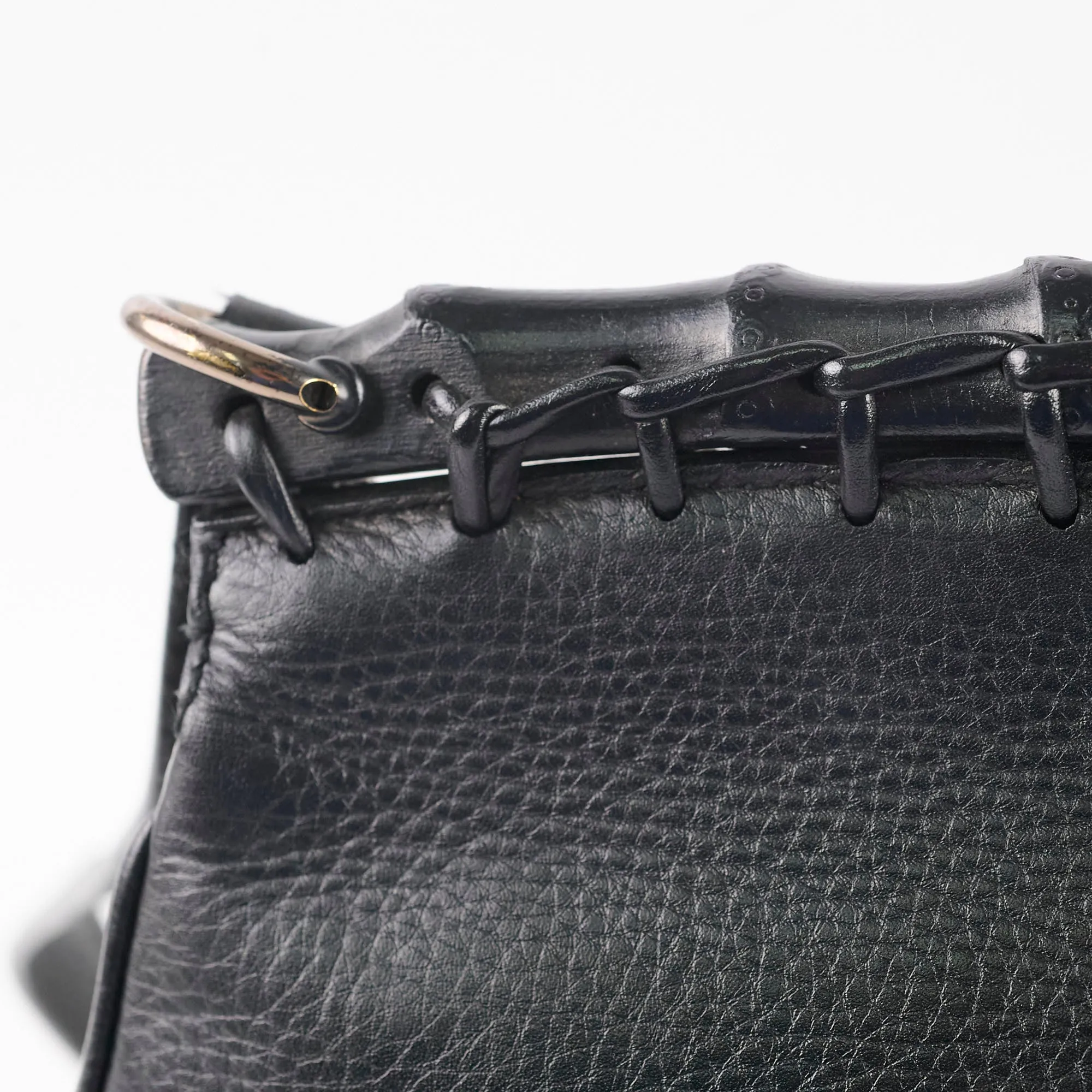 Gucci Bamboo Messenger Black