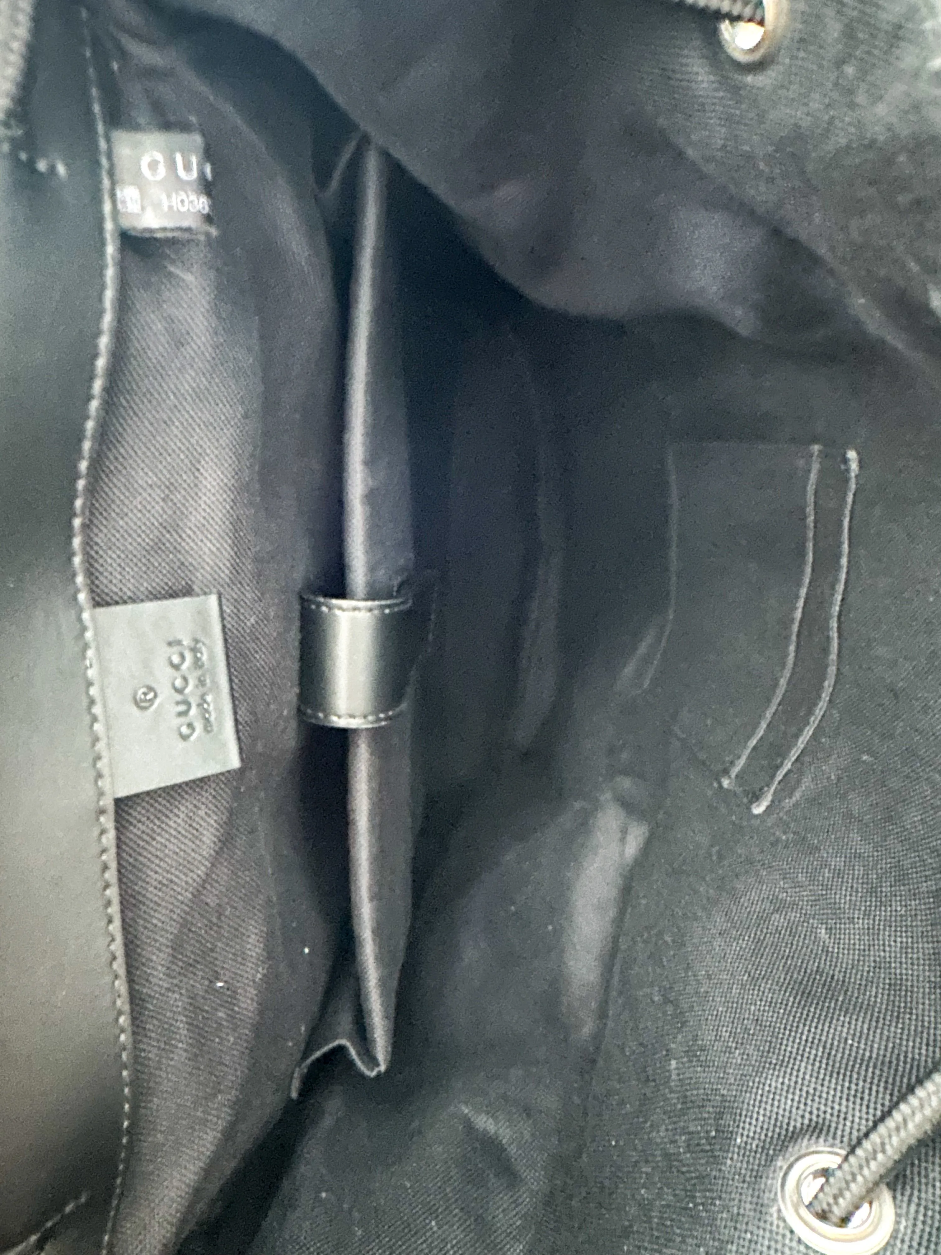 Gucci Black Supreme GG Monogram Backpack