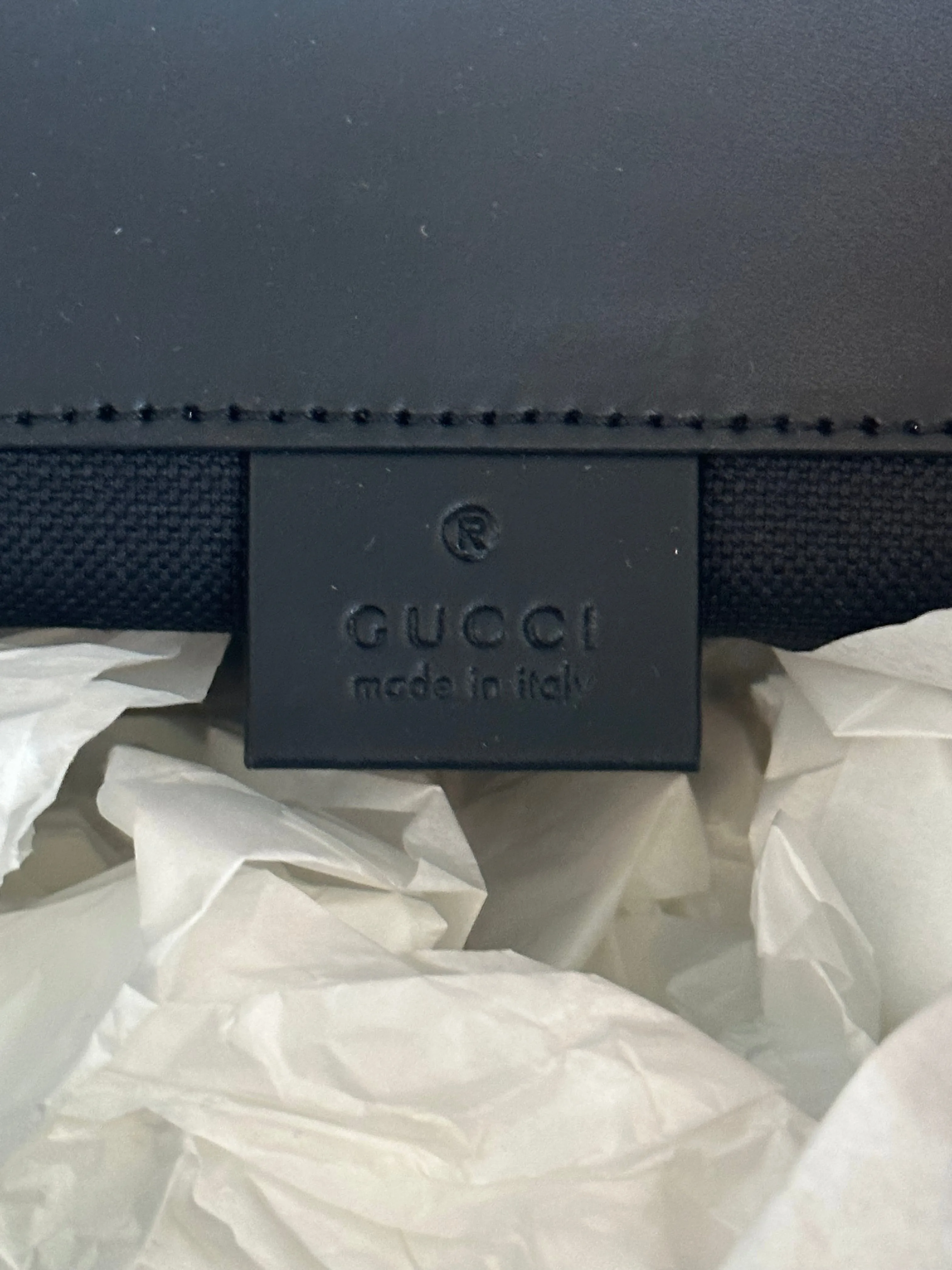 Gucci Black Supreme GG Monogram Backpack