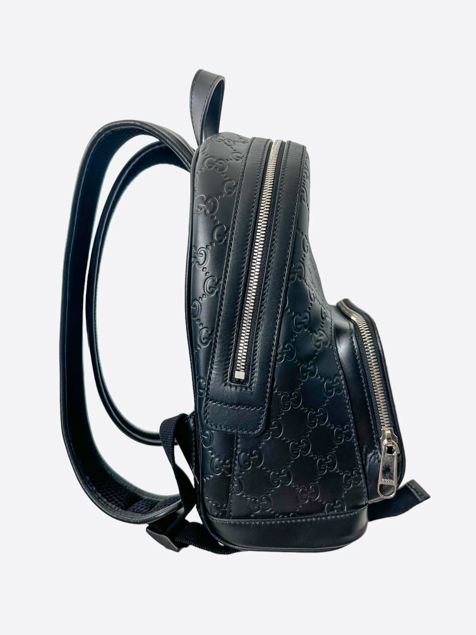 Gucci Black Supreme GG Monogram Mini Backpack