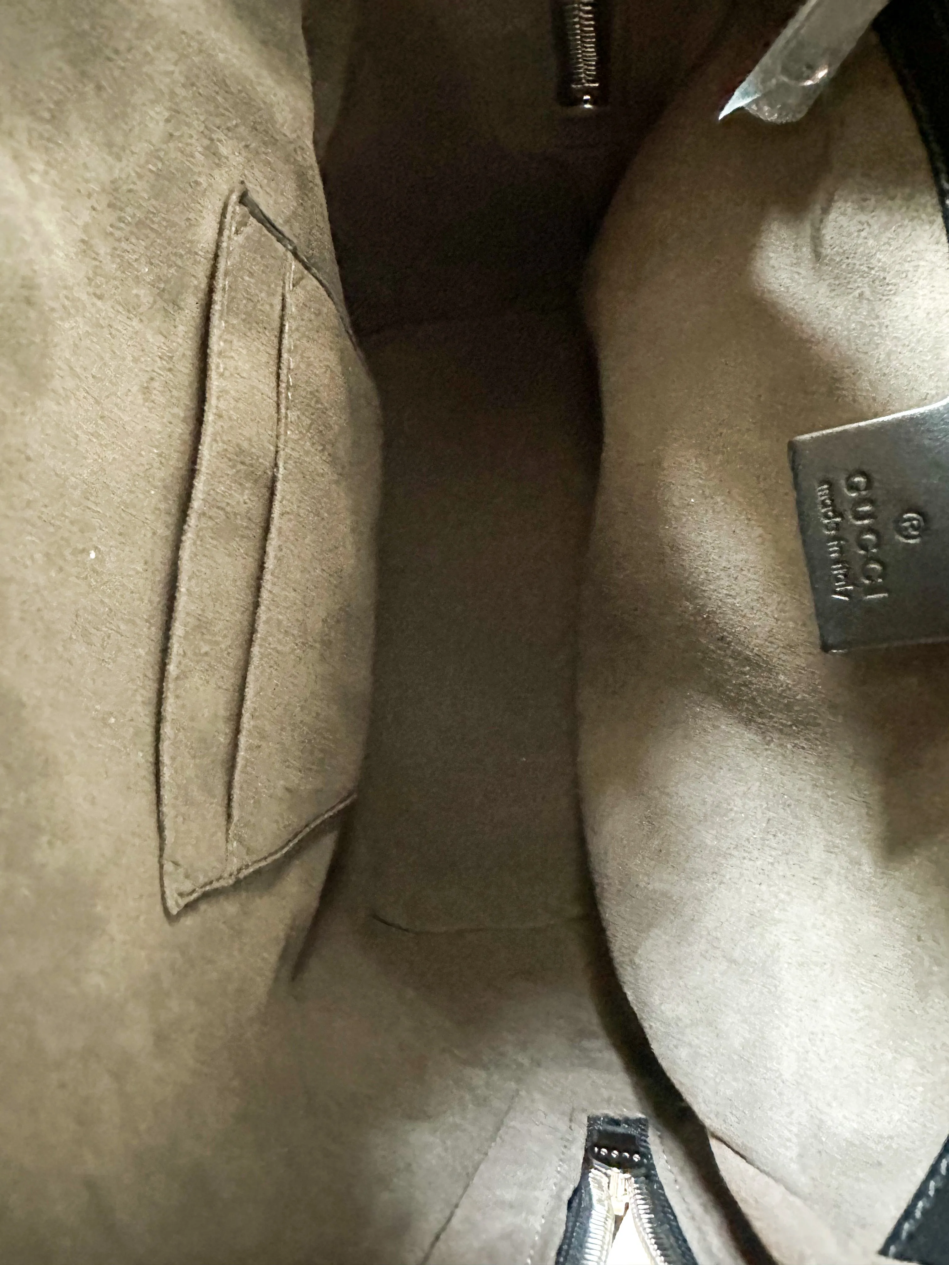 Gucci Black Supreme GG Monogram Mini Backpack