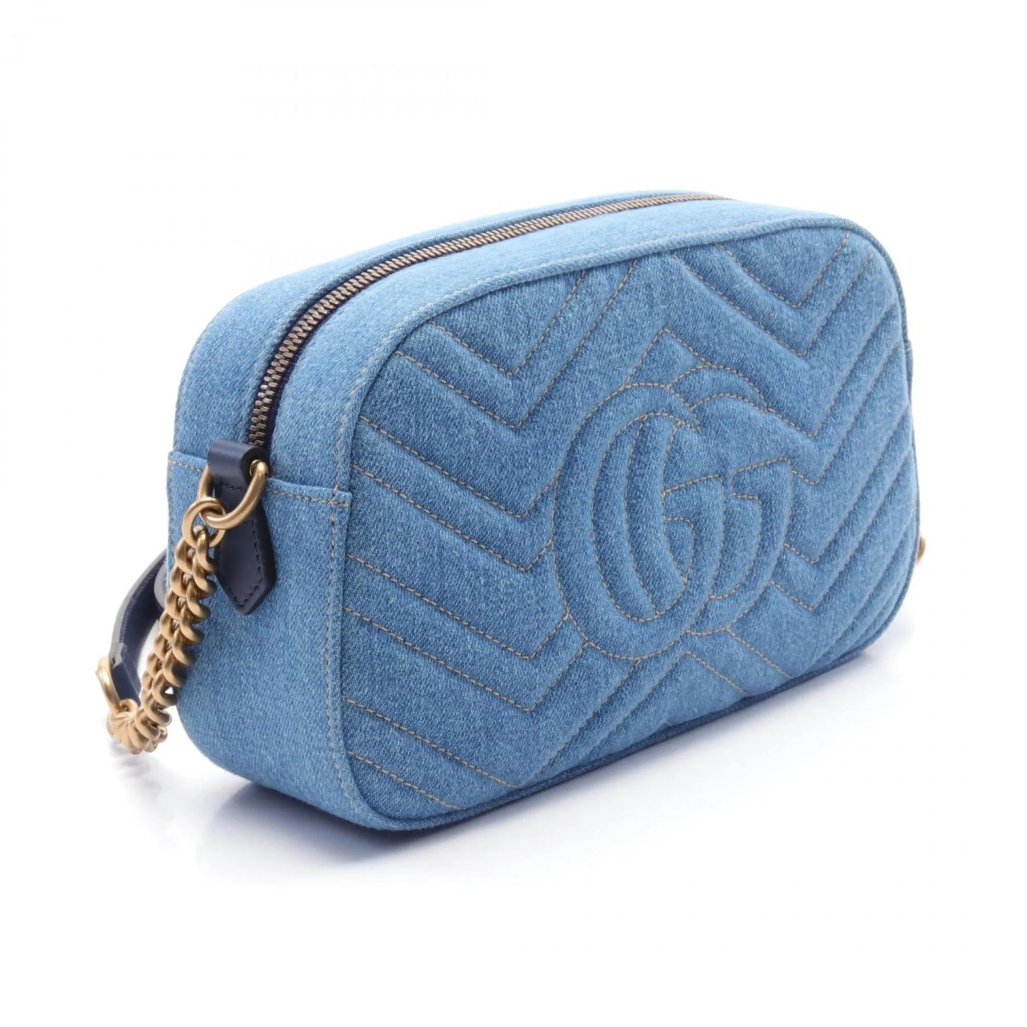 Gucci blue Navy blue Shoulder Bag (Pre-Owned)