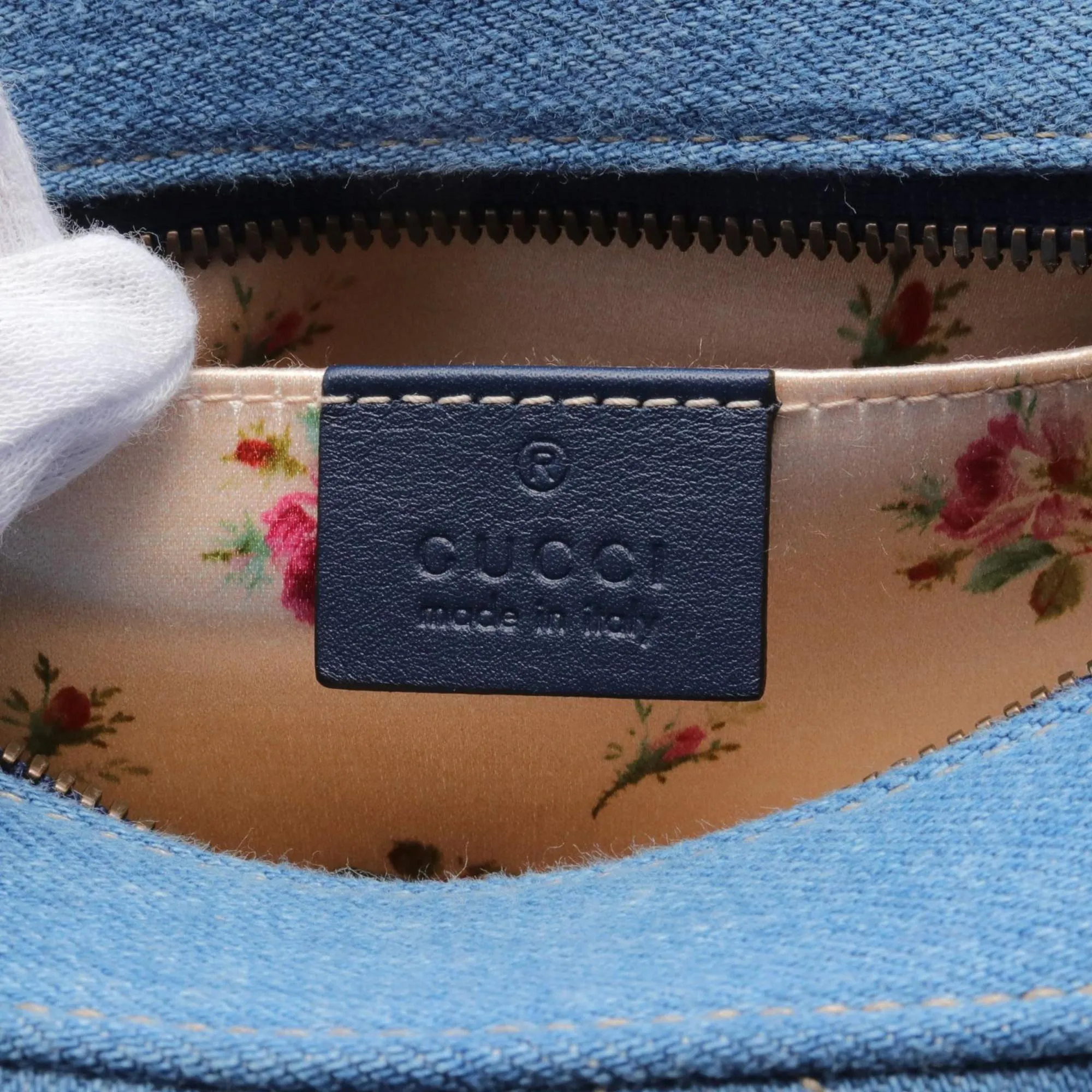 Gucci blue Navy blue Shoulder Bag (Pre-Owned)