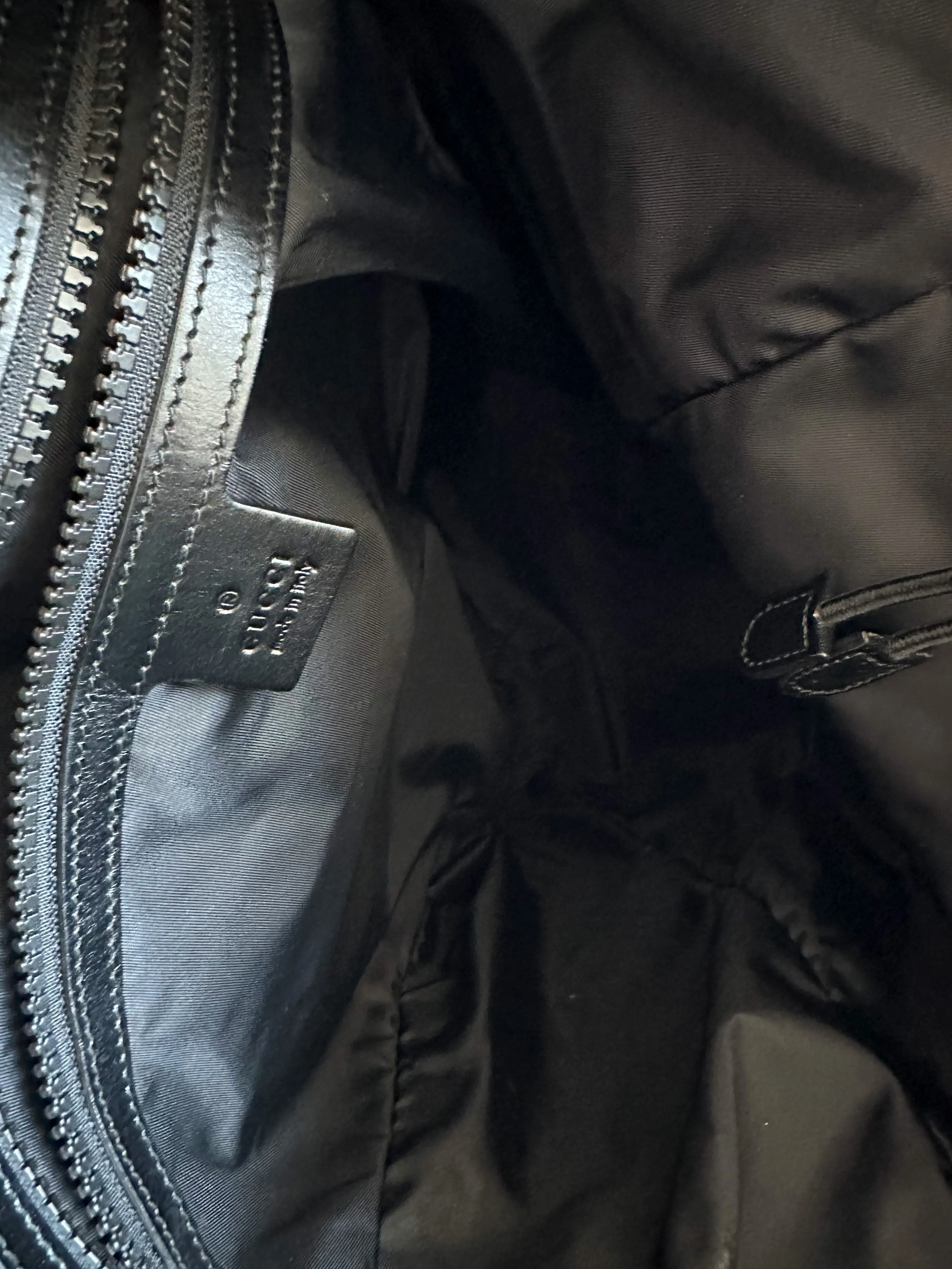 Gucci Blue Velvet GG Monogram Backpack