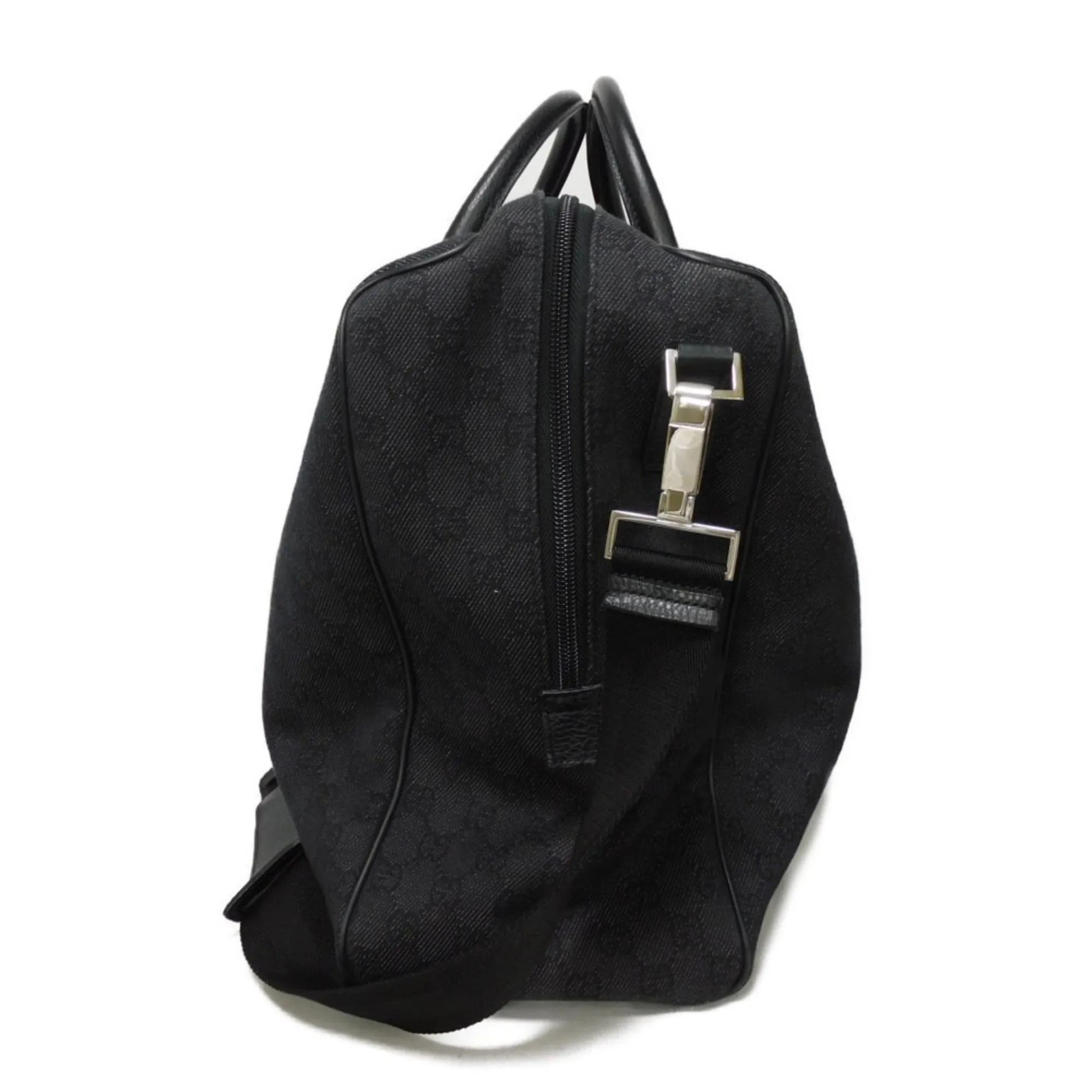 Gucci  Canvas Boston Bag Handbag Shoulder Bag (Pre-Owned)