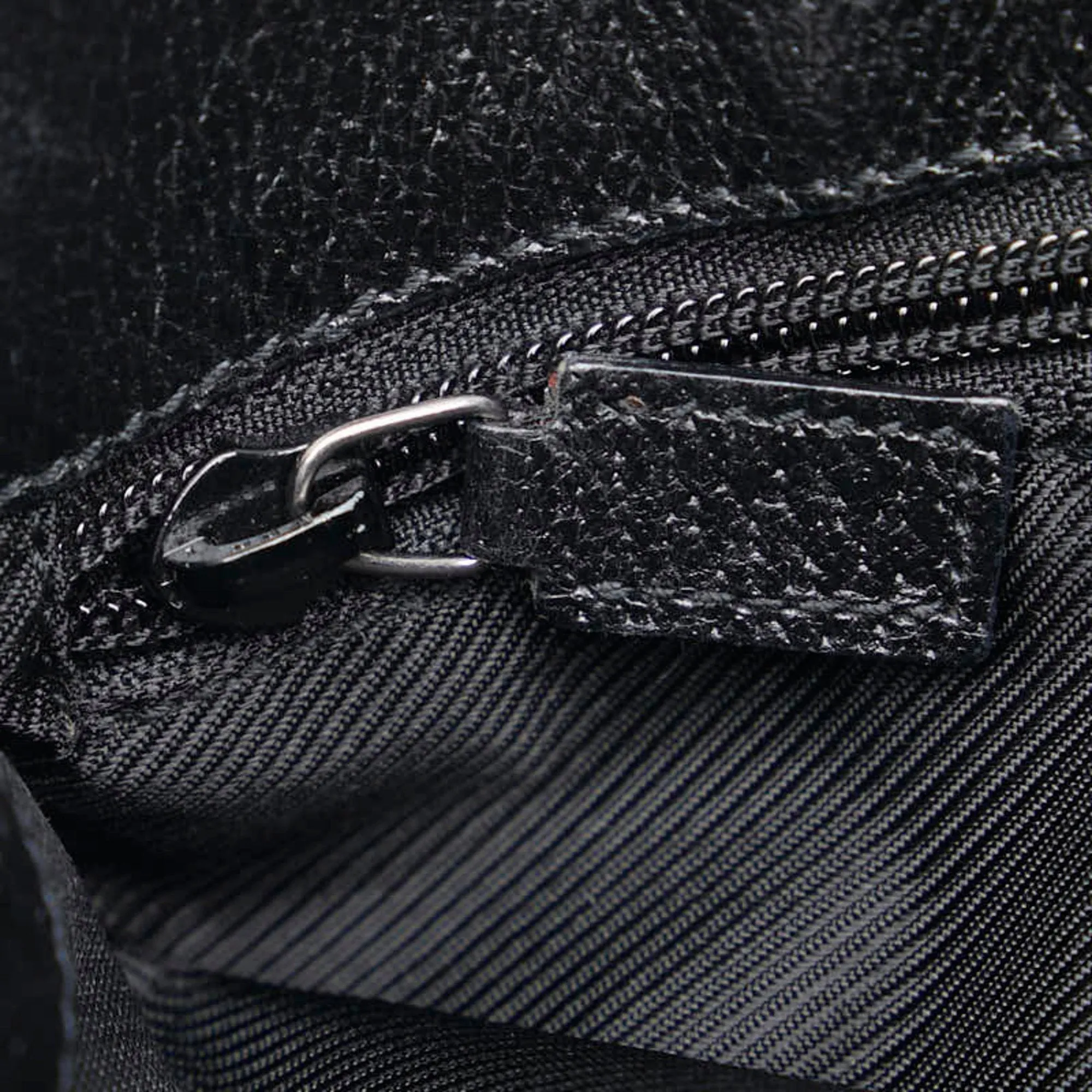 Gucci  Canvas Leather Shoulder Bag (Pre-Owned)