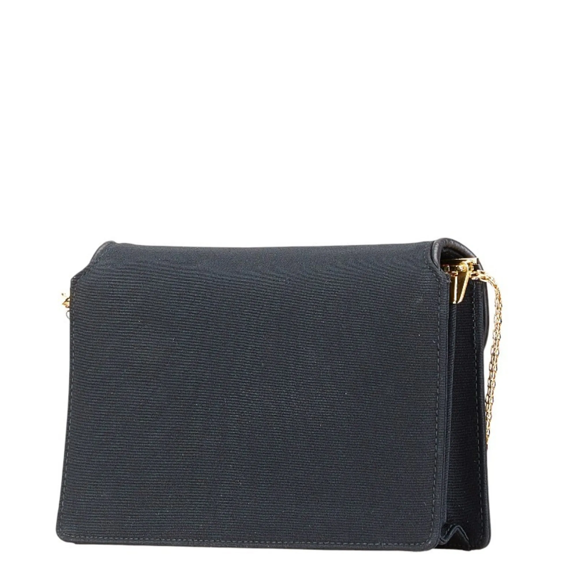Gucci   Canvas Leather Shoulder Bag (Pre-Owned)